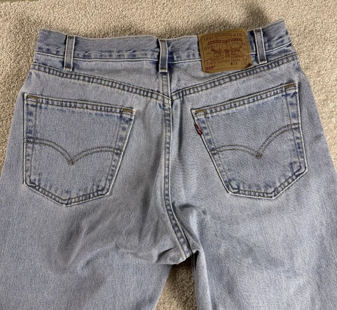 Levi's Vintage Clothing Vintage Levis 505 made in USA Size US 33 - 3 Thumbnail