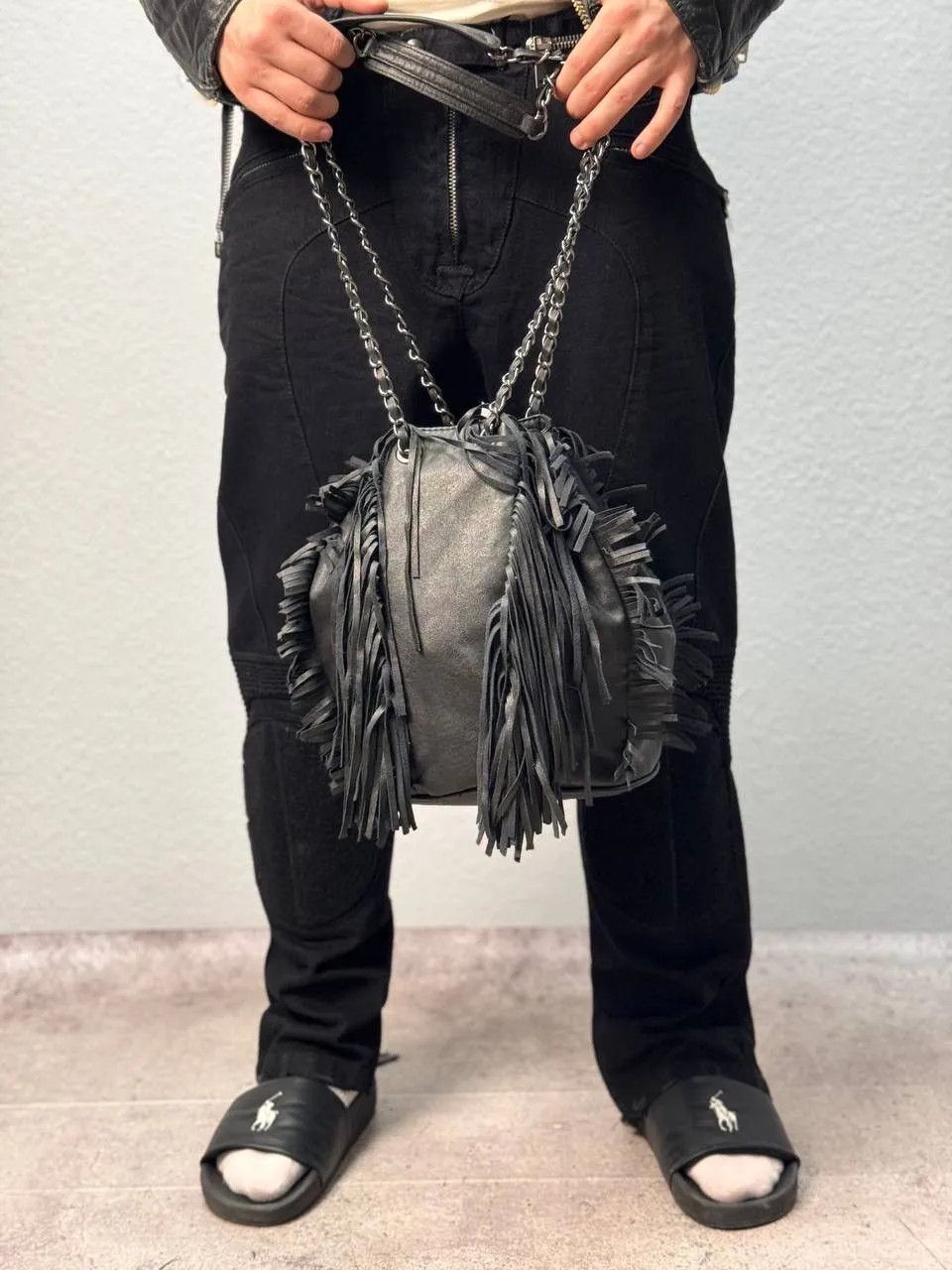 Diesel messenger sling bag canvas leather handmade gothic opium Size ONE SIZE - 2 Thumbnail