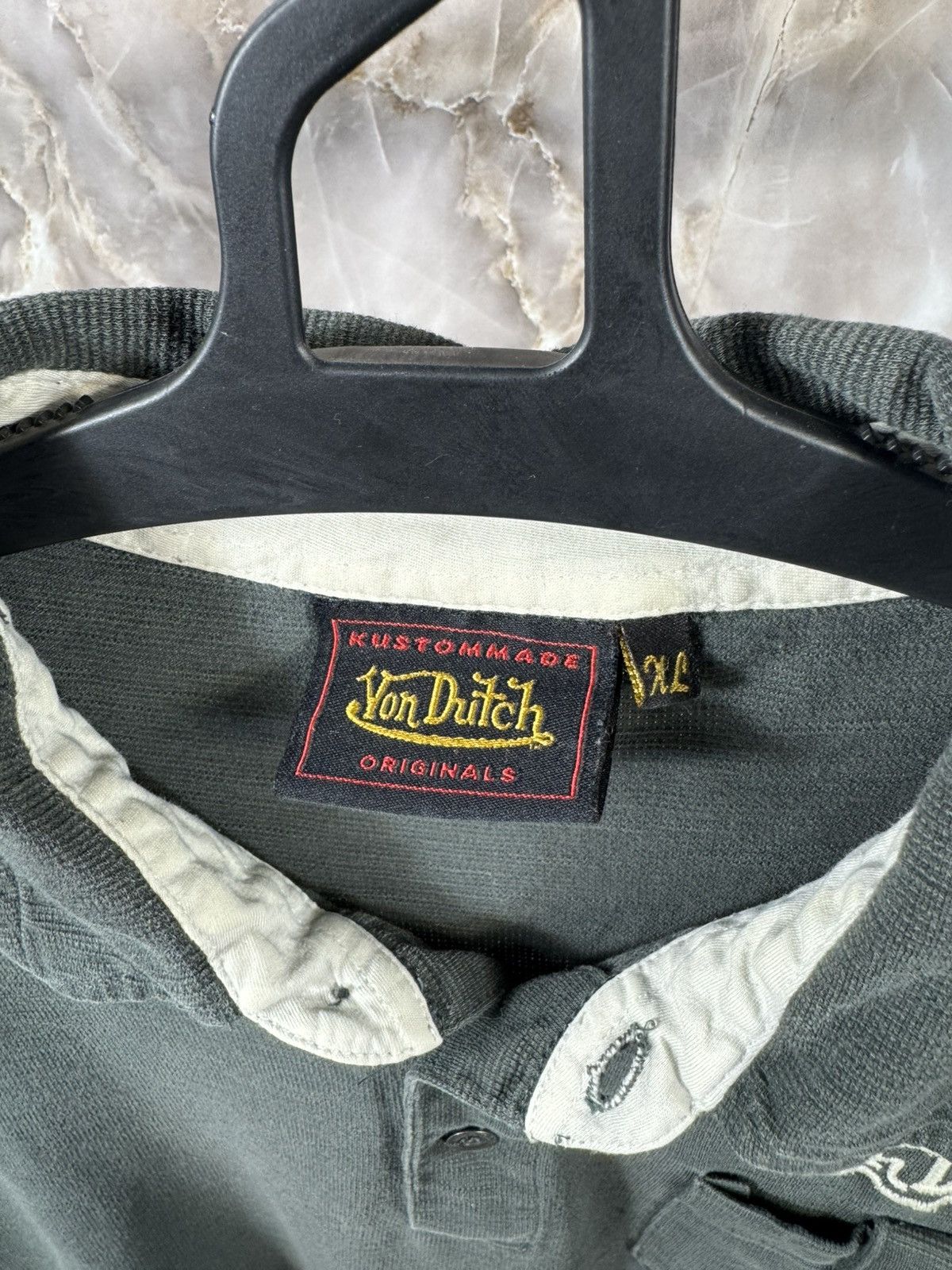 Von Dutch Von Dutch Y2k Polo Tee Size US XL / EU 56 / 4 - 6 Thumbnail
