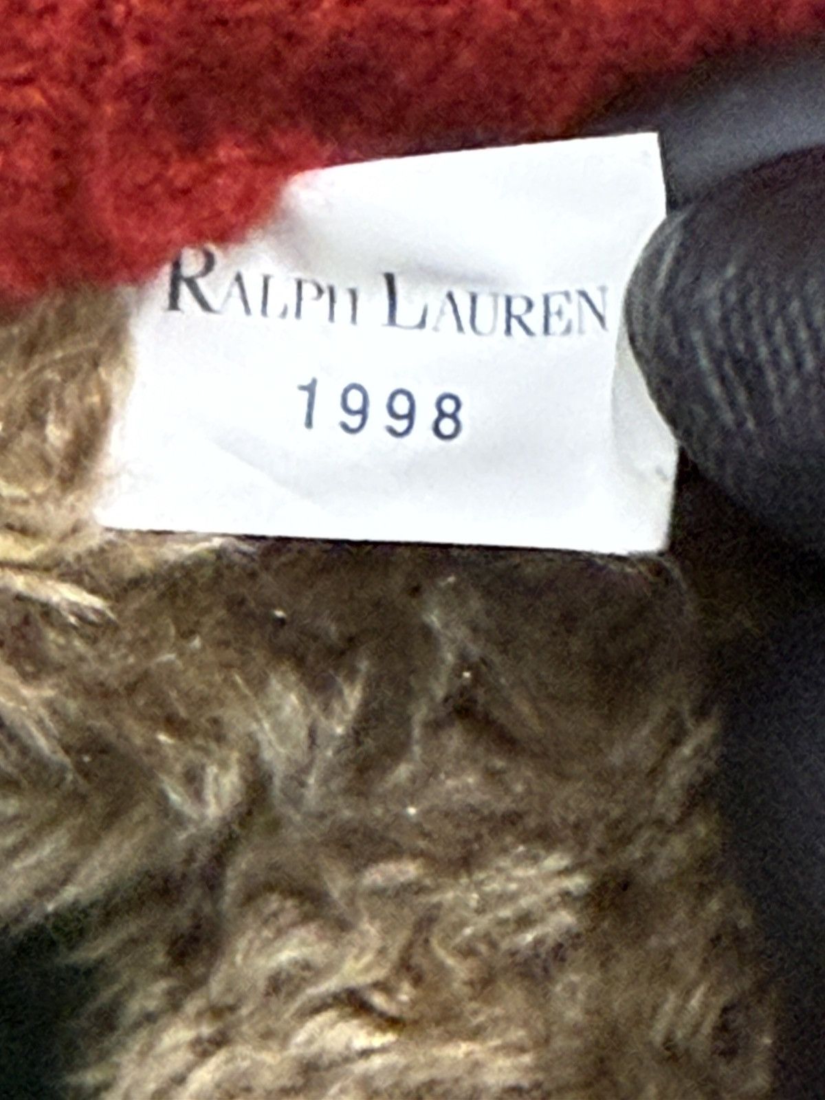 Polo Ralph Lauren × Vintage Vintage 1998 Polo Ralph Lauren Sweater Teddy Bear Size ONE SIZE - 3 Thumbnail