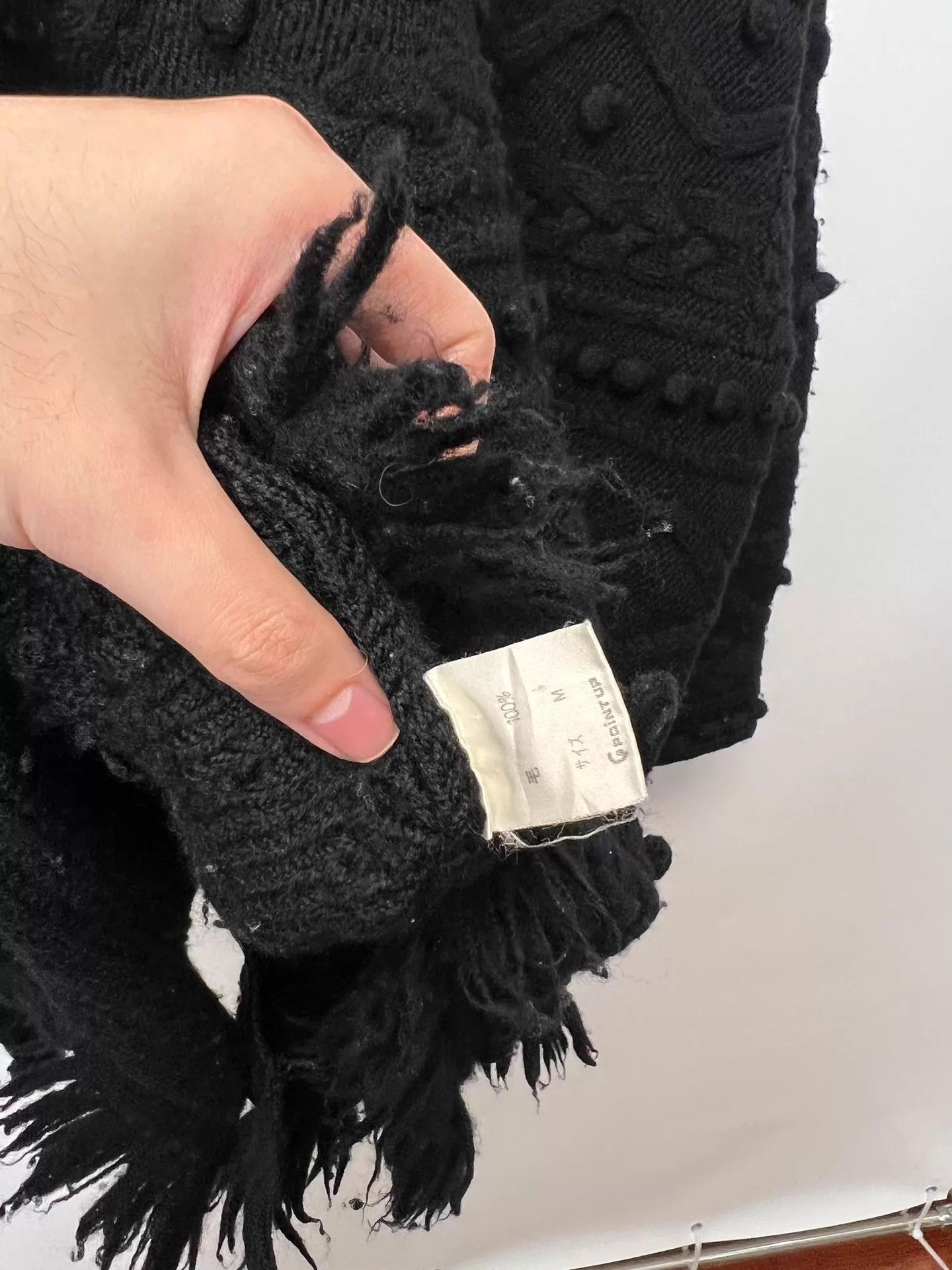 Issey Miyake Issey Miyake Vintage Tassel Pom Pom Wool Knit Cardigan M Size M / US 6-8 / IT 42-44 - 7 Thumbnail