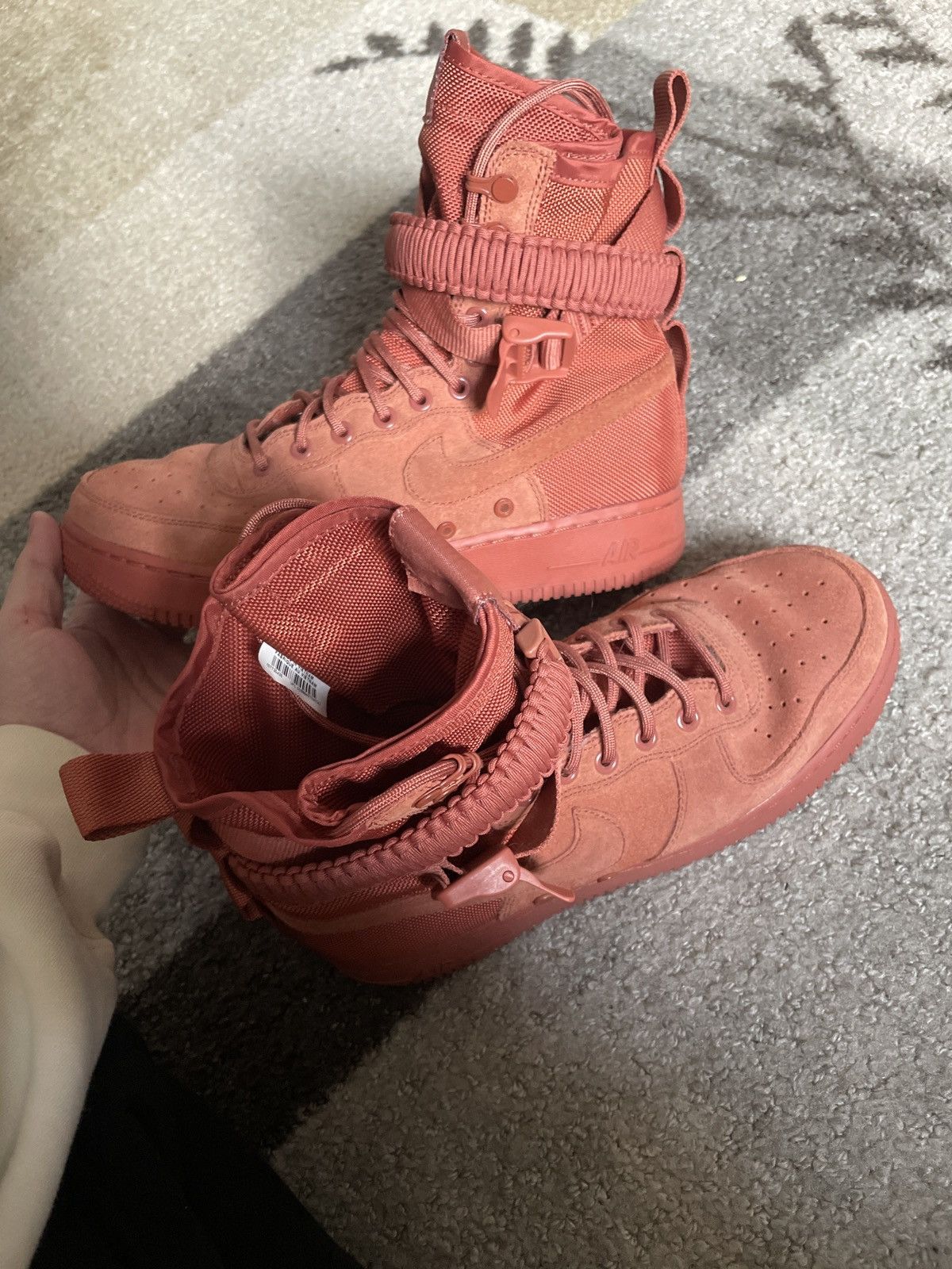 Nike Nike sf Air Force 1 ‘Dusty Peach’ Size US 9.5 / EU 42-43 - 7 Thumbnail