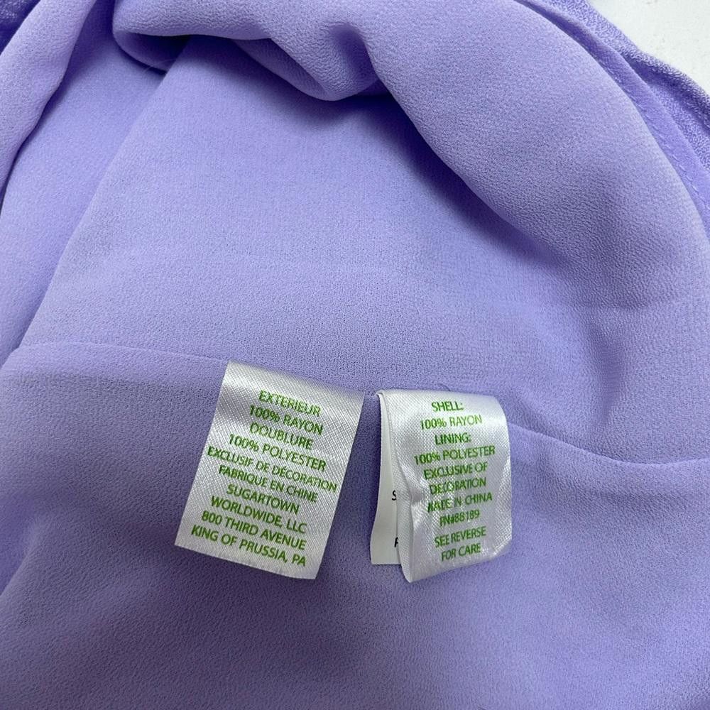 Designer Lilly Pulitzer l Valli Soft Shift Beaded Lilac Dress XXS Size XXS / US 00 / IT 34 - 9 Thumbnail