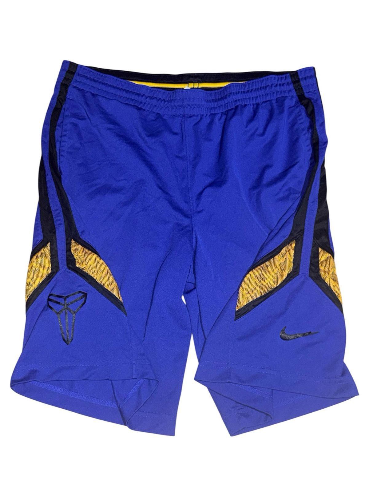 Nike Nike Kobe Bryant Mamba Purple/Gold Mesh Hoop Shorts Sz L Size US 34 / EU 50 - 1 Thumbnail