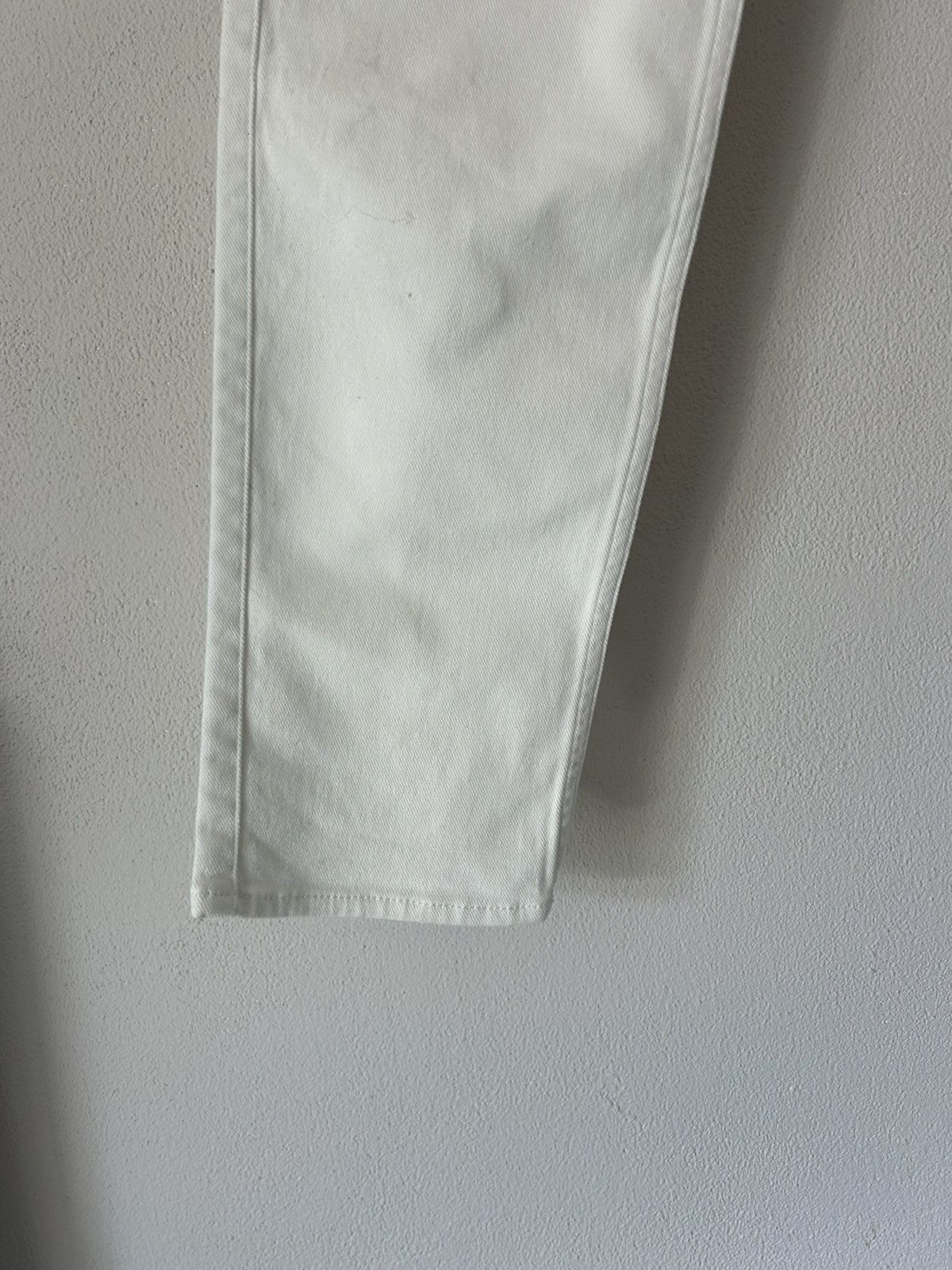 Givenchy White Distressed Ripped Knee Jeans Size US 32 / EU 48 - 6 Thumbnail