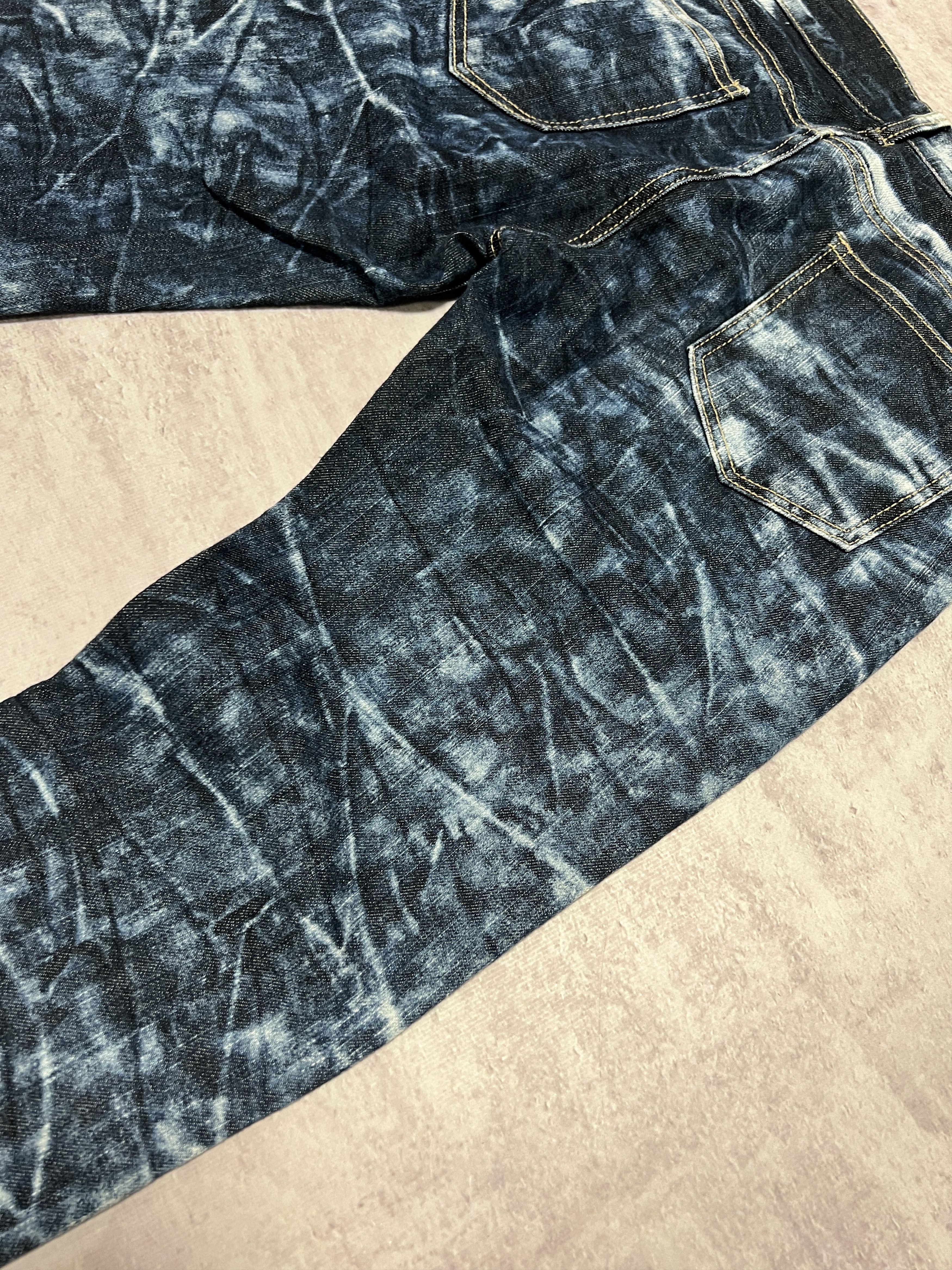 Japanese Brand Vintage 2000s Japanese Washed Denim Jeans Size 30" / US 8 / IT 44 - 5 Thumbnail