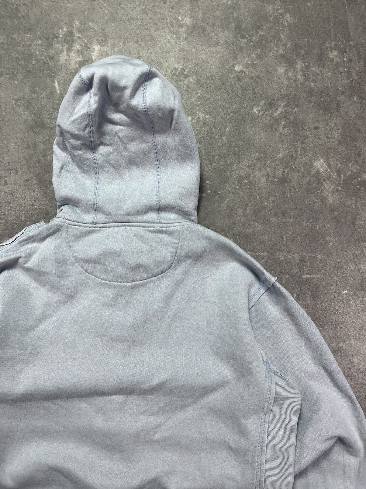 Ecko Unltd. Ecko Unltd. Embroidered Logo Baby Blue Baggy Zip Hoodie L XL Size US L / EU 52-54 / 3 - 17 Thumbnail