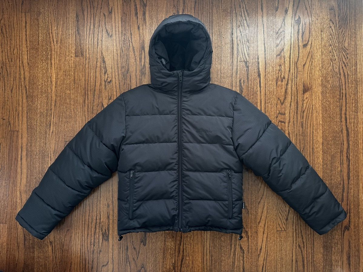 BALENCIAGA Hooded Ripstop Puffer Jacket Size FR 34/XS