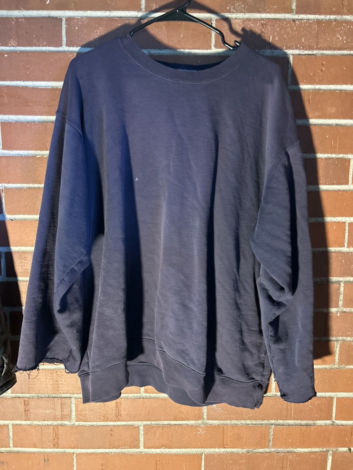 Lands' End × Vintage Vintage and Distressed Purple Sweater Size US XL / EU 56 / 4 - 1 Thumbnail