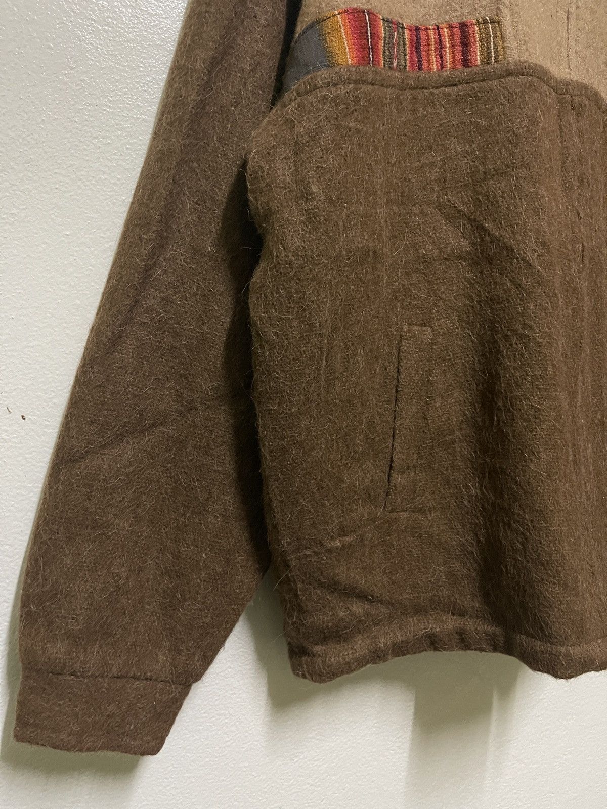 Vintage Vintage Alpaca Zipper Jacket Size US L / EU 52-54 / 3 - 3 Thumbnail