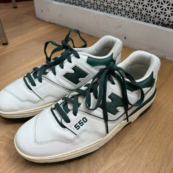 Aime Leon Dore × New Balance Aime Leon Dore New Balance 550s in white/green Size US 9.5 / EU 42-43 - 1 Thumbnail