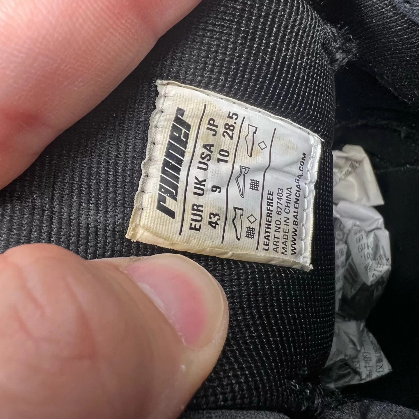 Balenciaga Balenciaga Runner Black White Size US 10 / EU 43 - 8 Thumbnail