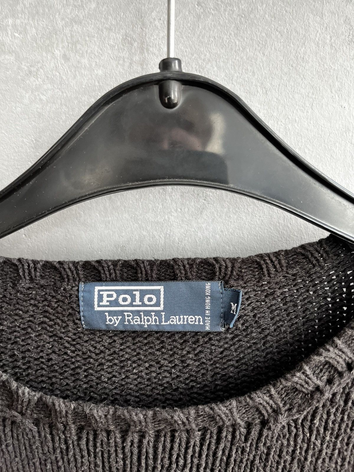 Ralph Lauren × Vintage Ralph Lauren black swear vintage size M Size US M / EU 48-50 / 2 - 2 Thumbnail