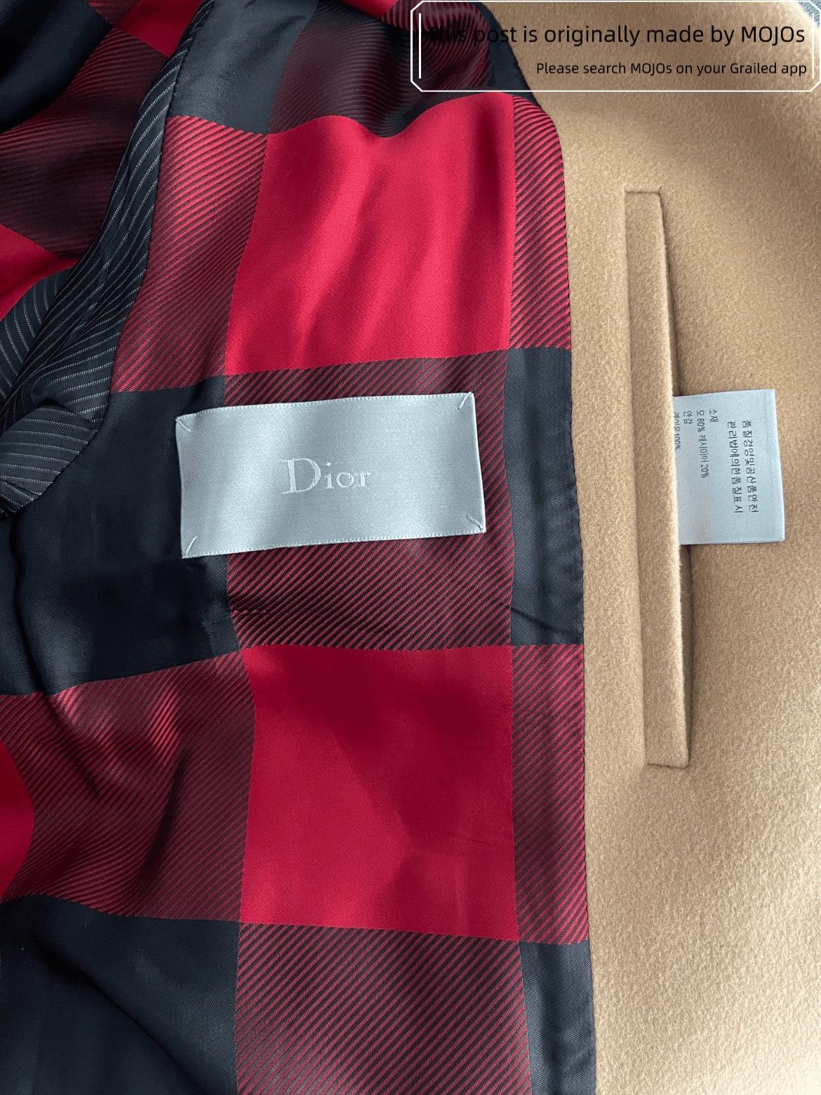 Dior Sz 44 Dior Homme 18AW Multi Zip Wool Coat Size US S / EU 44-46 / 1 - 6 Thumbnail
