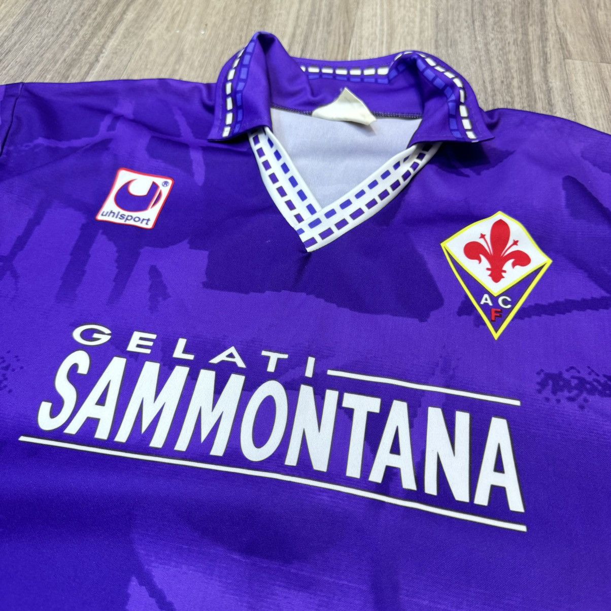 Vintage Fiorentina 94/95 home shirt Size US XL / EU 56 / 4 - 3 Thumbnail
