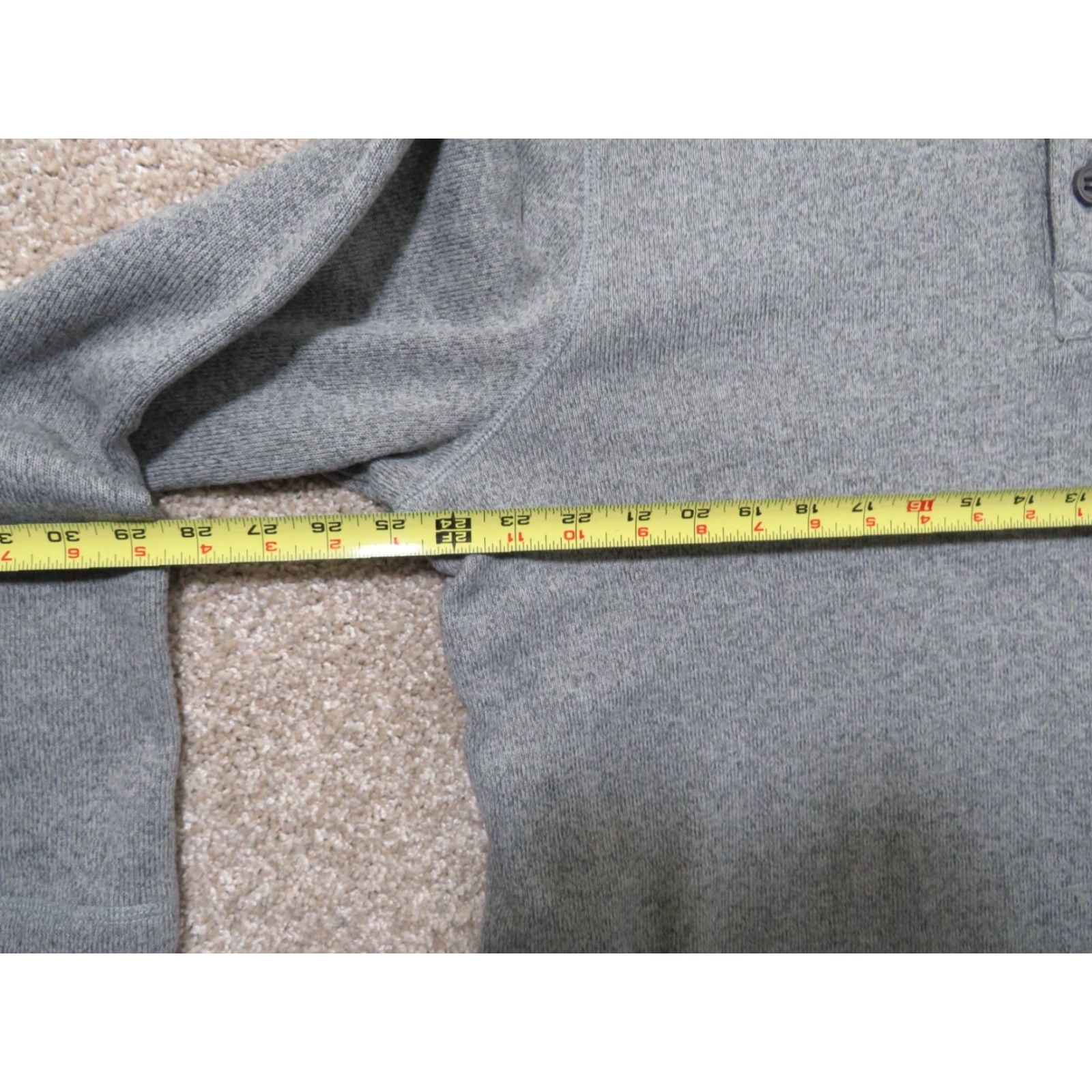 Vintage G.H. Bass & Co Sweater Mens XL Gray Knit 1/4 Button Pullover Outdoor Hiking Ski Mock Neck Zip Size US XL / EU 56 / 4 - 5 Thumbnail