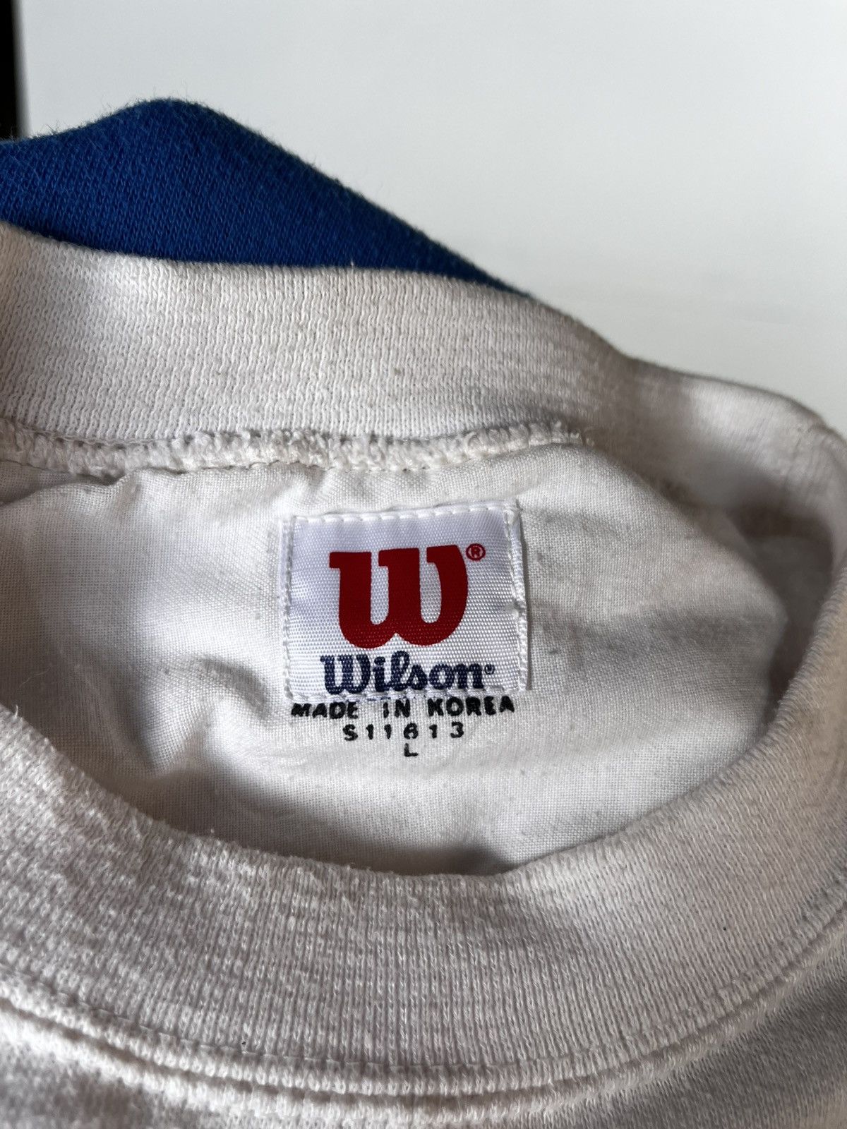 Vintage × Wilson Vintage 90s Wilson Sweatshirt Size US L / EU 52-54 / 3 - 4 Thumbnail