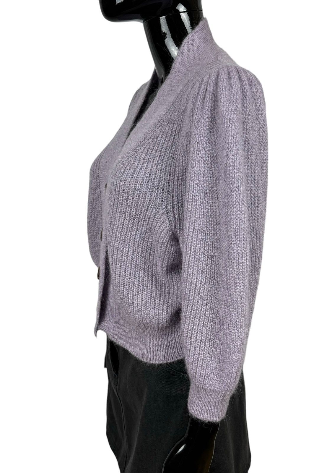Marella Marella Lavender Cardigan Wool-Mohair size S Size S / US 4 / IT 40 - 5 Thumbnail