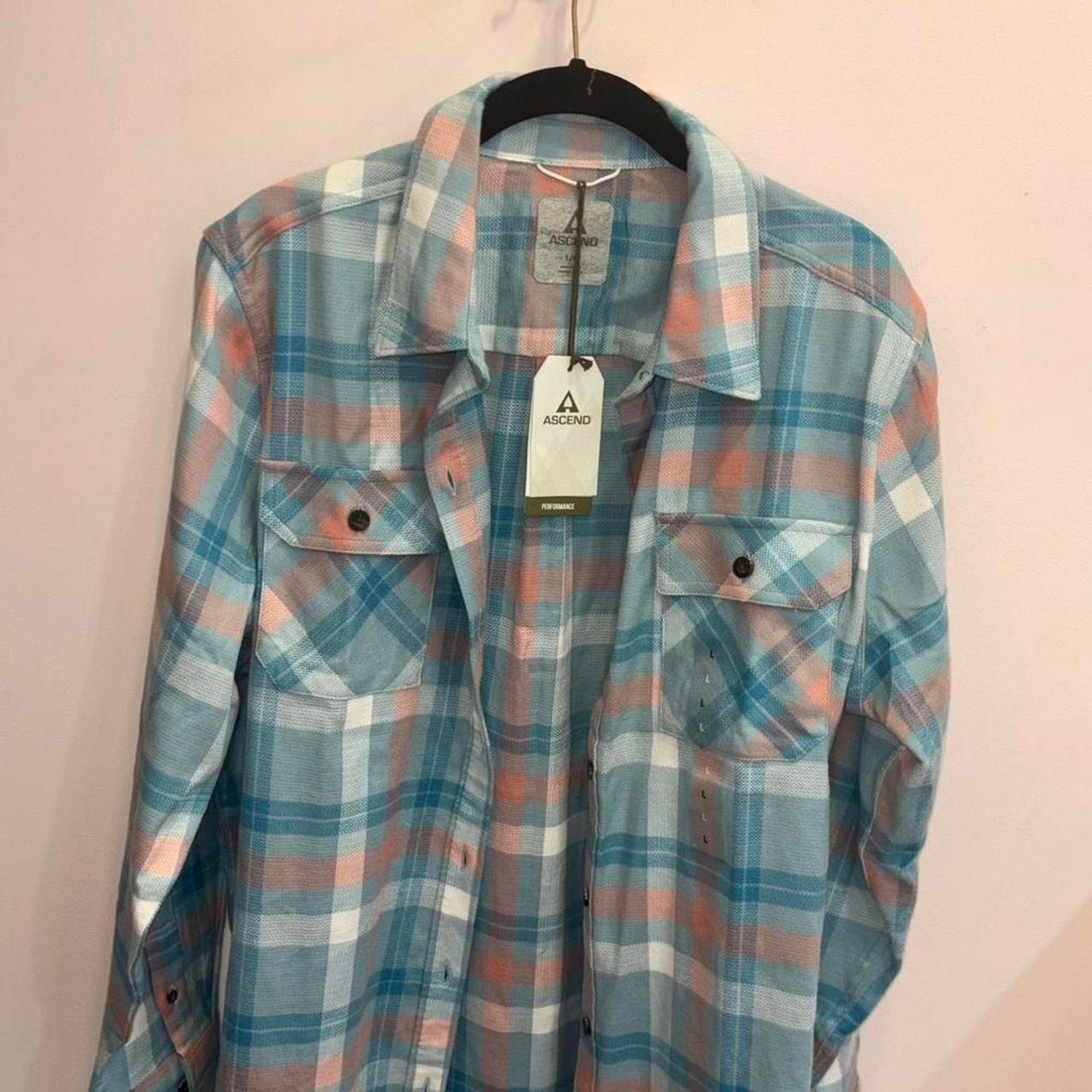 Anthropologie Ascend Women's Flannel Shirt Size L / US 10 / IT 46 - 6 Thumbnail
