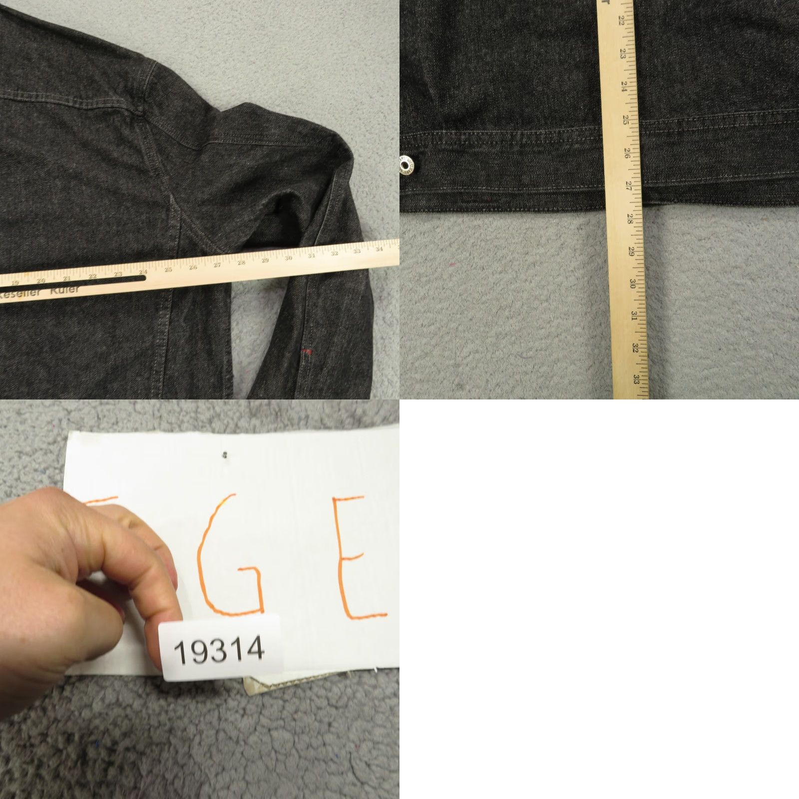 Guess VTG GUESS Denim Jacket Men 3XL Black Type I Trucker 90s 80s Lightweight USA MADE Jacket Size US XXL / EU 58 / 5 - 9 Thumbnail