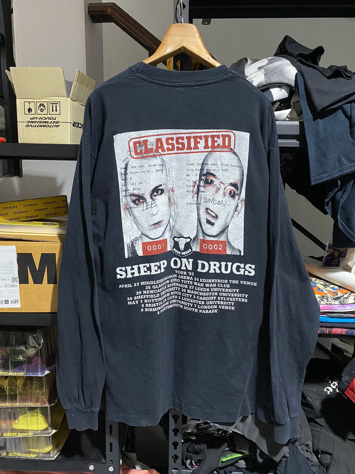 Band Tees Vintage 90S SHEEP ON DRUGS Band Tee Size US XL / EU 56 / 4 - 2 Thumbnail