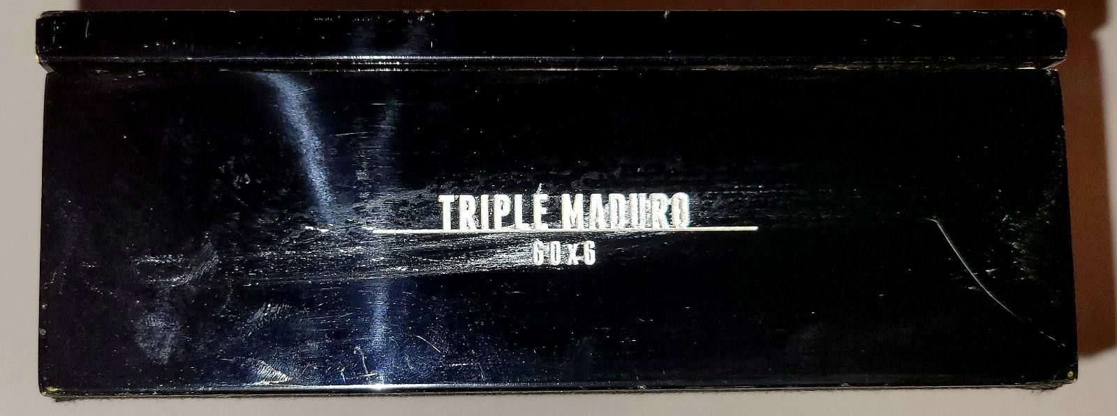 Designer Camacho Triple Empty Wooden Cigar Box 10.25x7x2.5 Size ONE SIZE - 9 Thumbnail