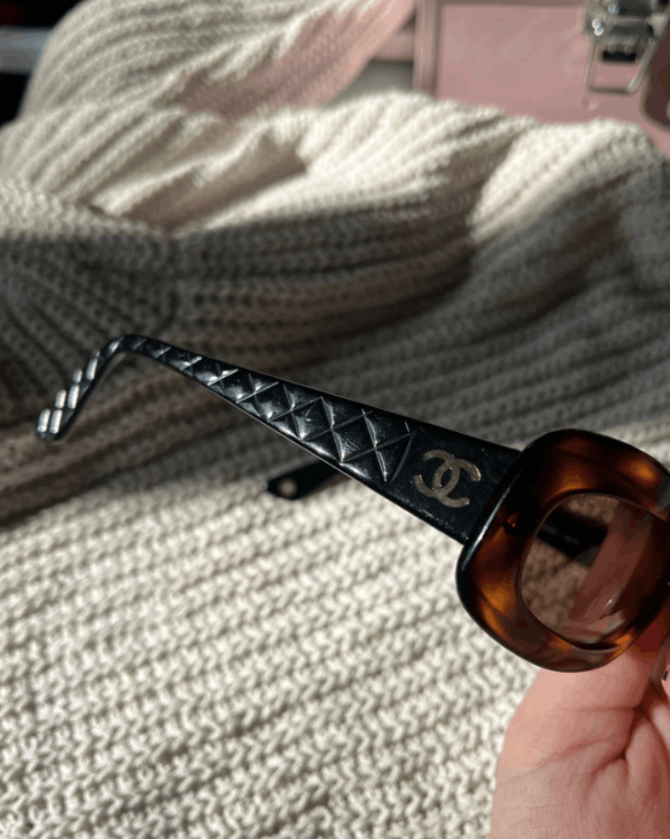 Chanel Chanel Sunglasses 5006 Rhinestone Logo Rimless Vintage Size ONE SIZE - 8 Thumbnail