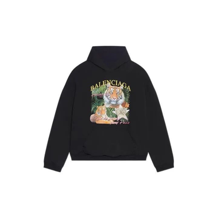 Balenciaga Balenciaga Balenciaga Tiger Print Casual Sweatshirt for Me Size US M / EU 48-50 / 2 - 2 Thumbnail