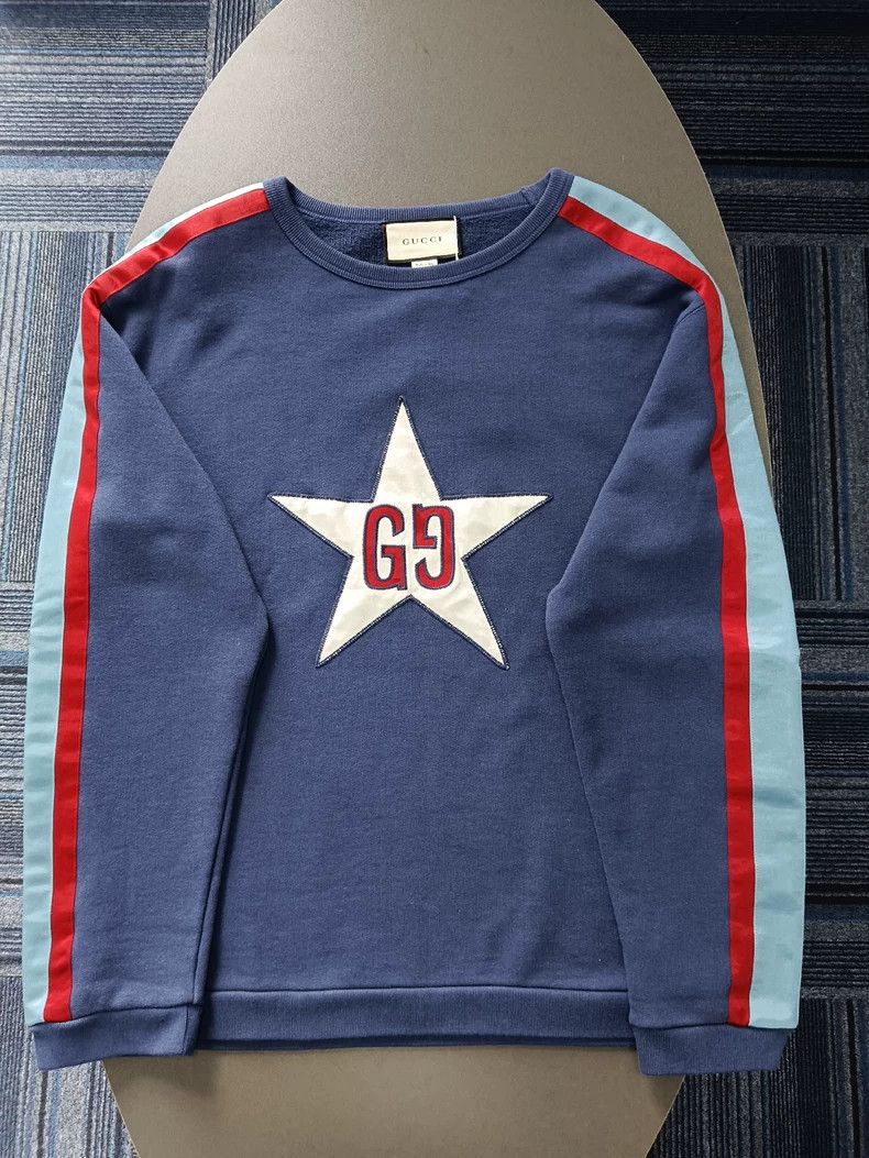 Gucci Gucci Pentagon double Glogo round-neck sweatshirt 2504-Next Size US L / EU 52-54 / 3 - 1 Thumbnail