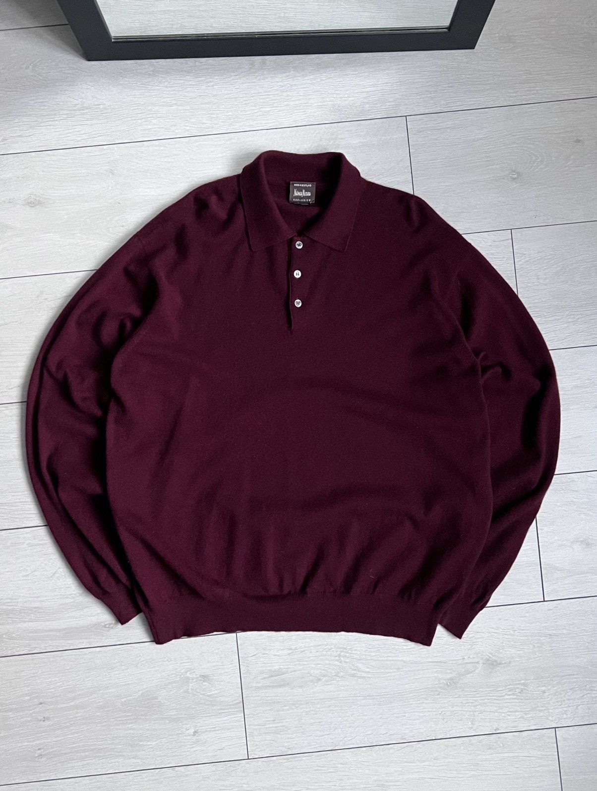 Neiman Marcus Neiman Marcus Scotland 100% Cashmere Jumper Size US XL / EU 56 / 4 - 1 Thumbnail