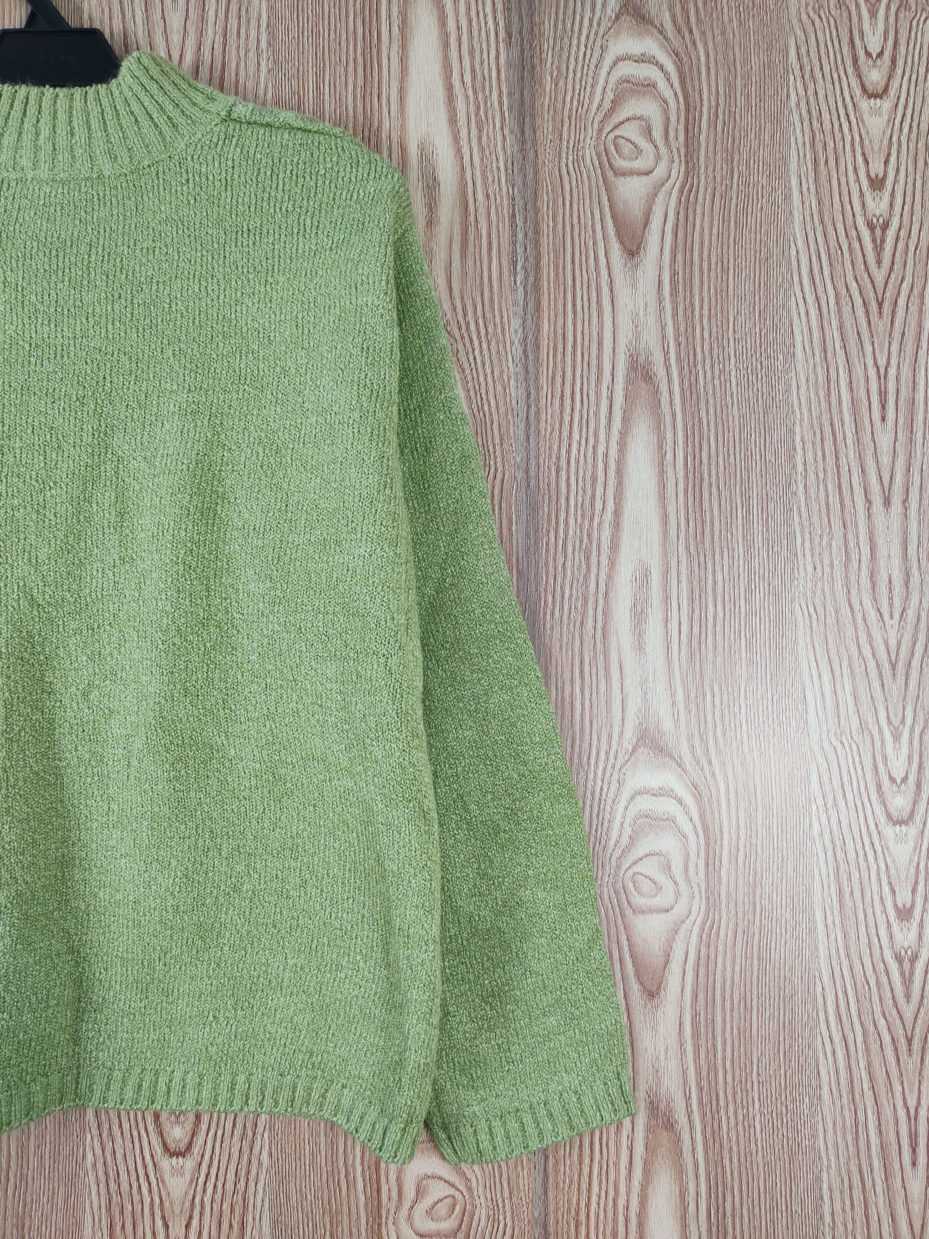 Japanese Brand × Vintage CP Green Knitwear Sweatshirts #W470 Size L / US 10 / IT 46 - 9 Thumbnail