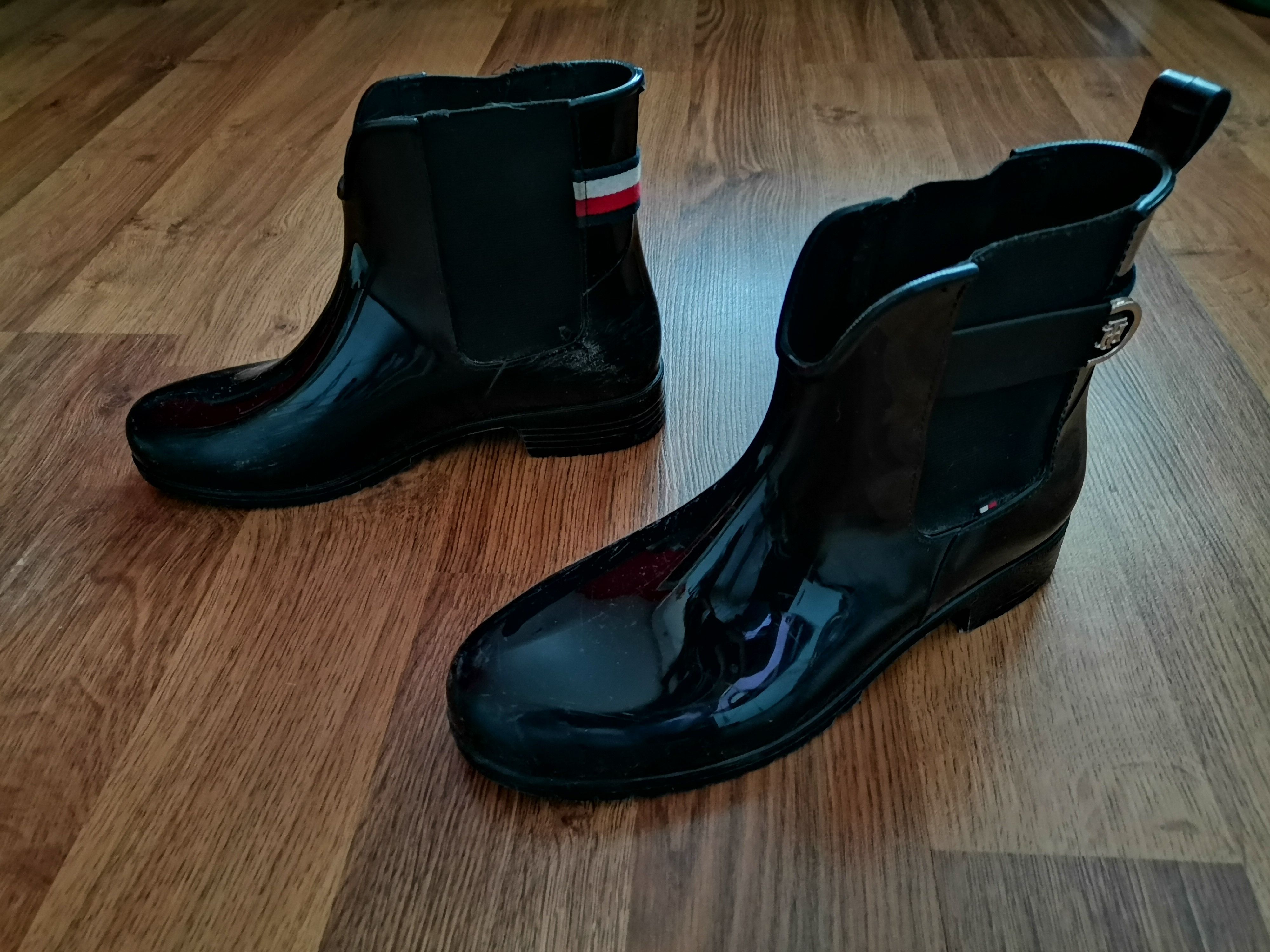 Tommy Hilfiger Tommy Hilfiger Women's Rubber Boots Size US 8.5 / IT 38.5 - 1 Thumbnail