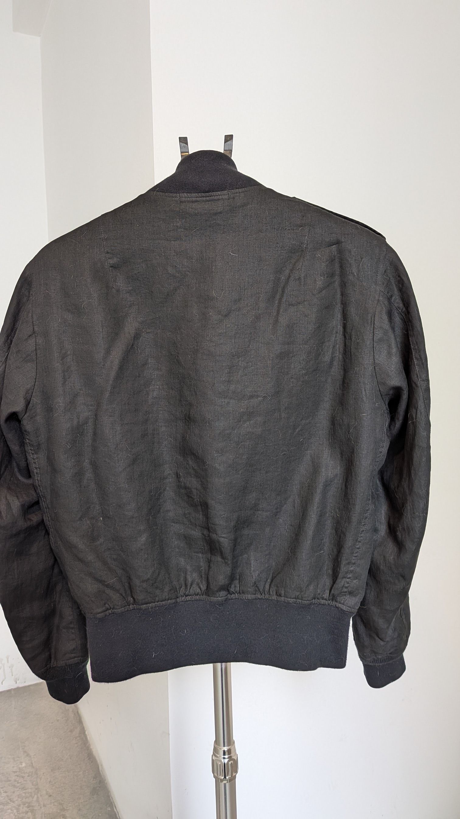 Yohji Yamamoto Yohji Yamamoto Pour Homme Linen Bomber Size US M / EU 48-50 / 2 - 3 Thumbnail