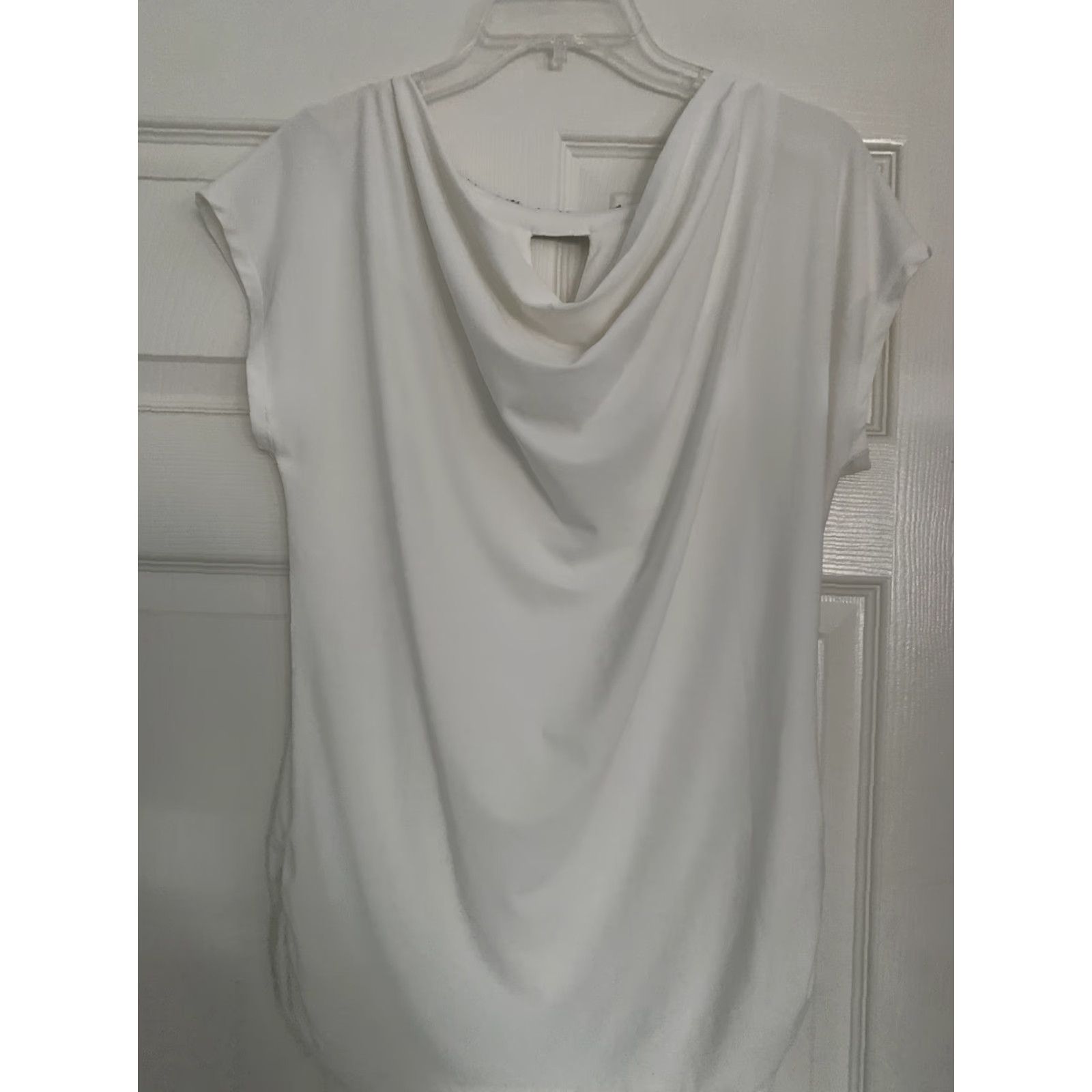 Vintage MAURICES Shirt Women White Size M NWT Jersey Knit Short Sleeve Scoop Neck Blouse Size M / US 6-8 / IT 42-44 - 6 Thumbnail