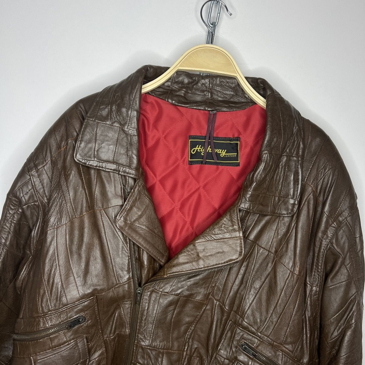 Vintage Vintage Real Leather Jacket Biker Black Rare Luxury Ramones Size US L / EU 52-54 / 3 - 4 Thumbnail