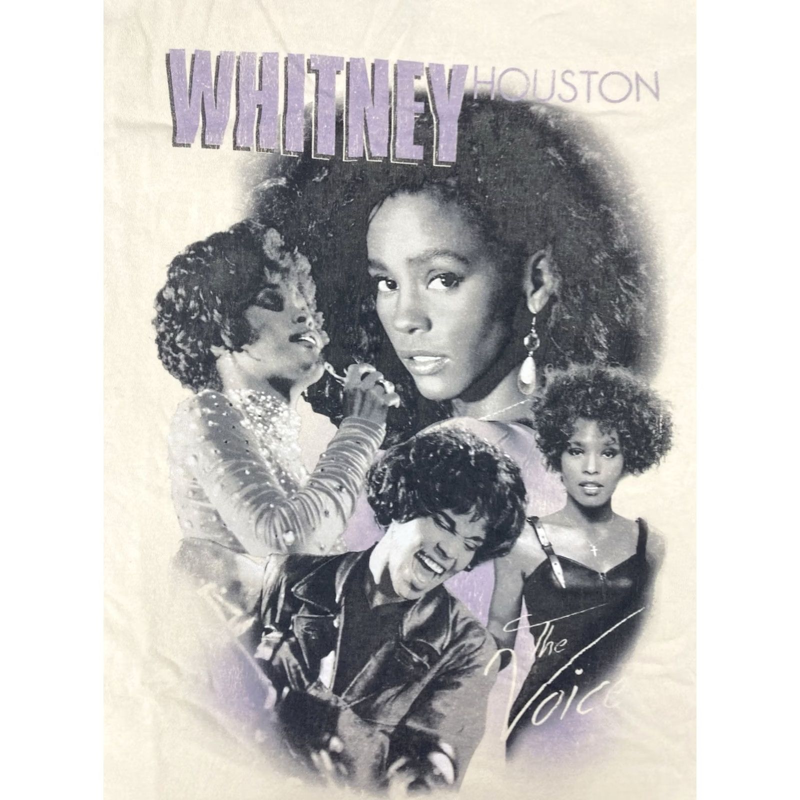 Etro VINTAGE Whitney Houston Retro Graphic T-shirt Men Medium Yellow Short Sleeve Music Size US M / EU 48-50 / 2 - 2 Thumbnail