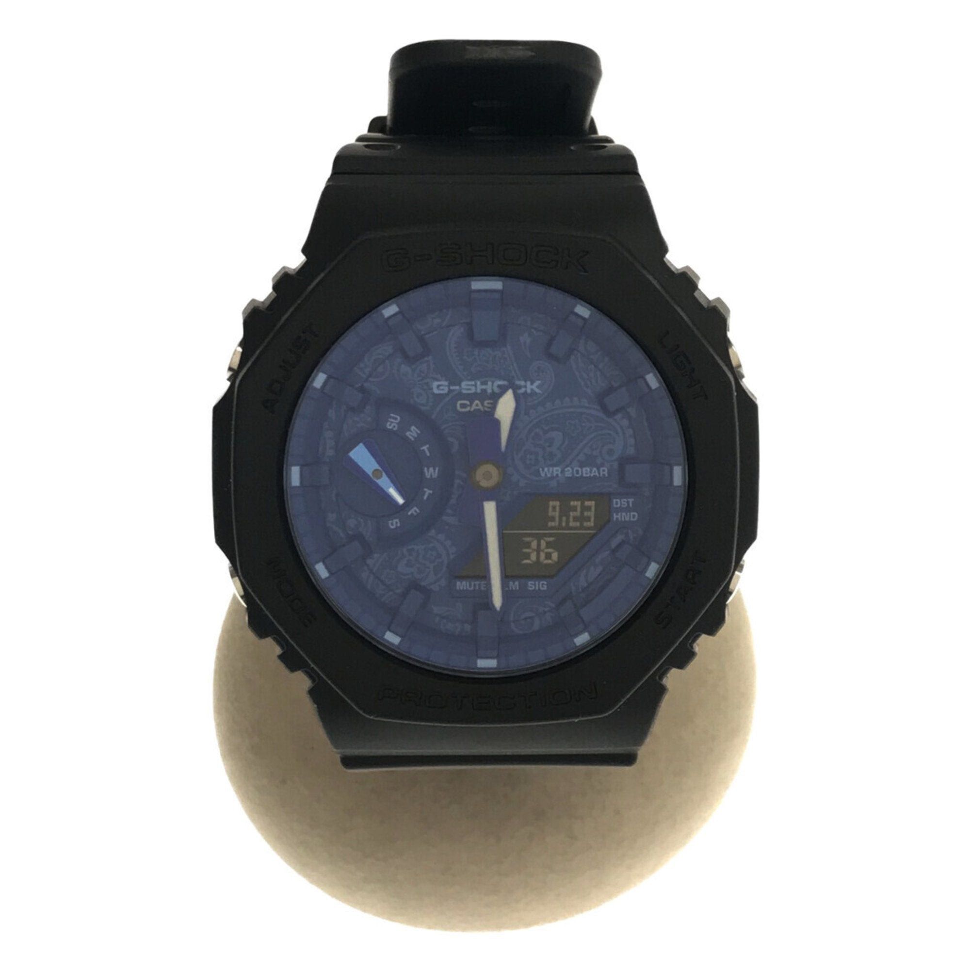 image of Casio G-Shock Ga-2100Bp-1Ajf Watch Blue Paisley Octagon Men's Ana-Digi Digi Ana Quartz It7Yqkjywawg