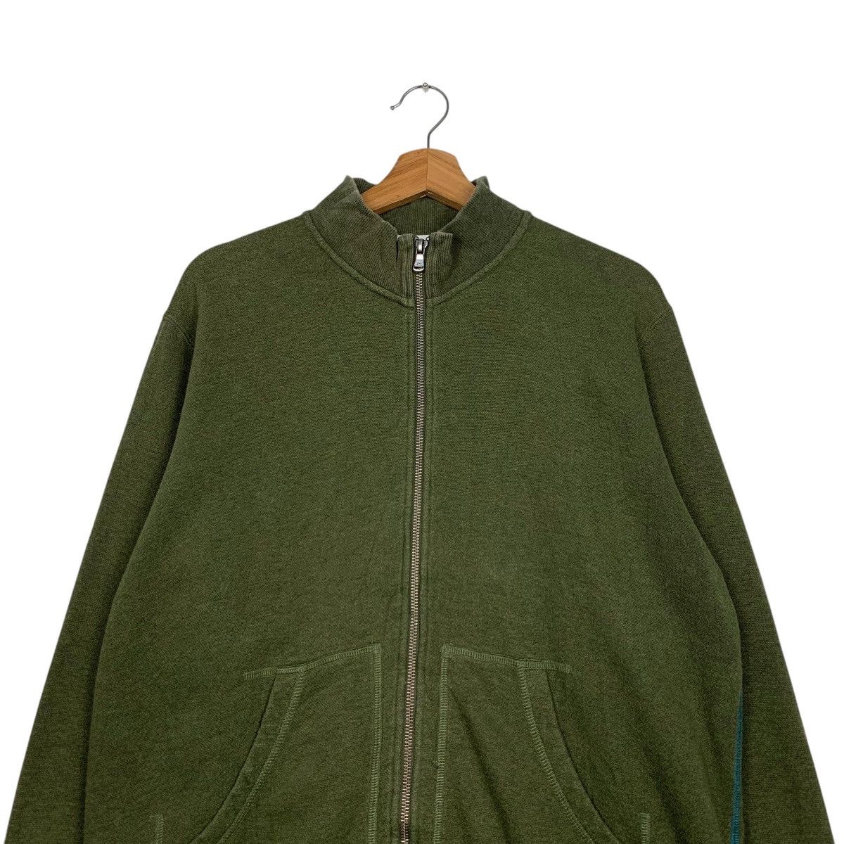 Paul Smith PAUL SMITH Turtleneck Green Zipper Sweater #2208-C97 Size US L / EU 52-54 / 3 - 2 Thumbnail
