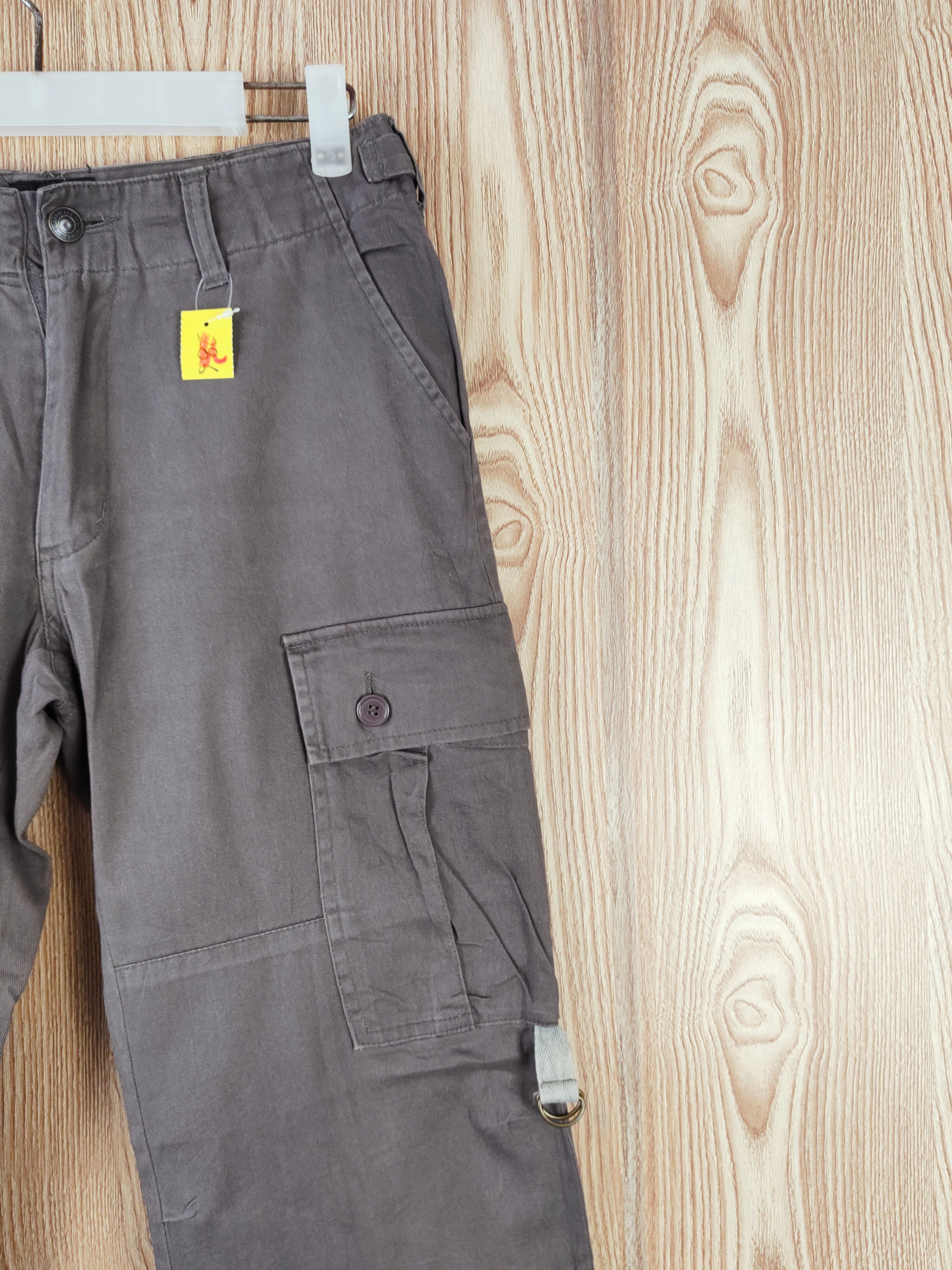 Japanese Brand Rouet Dark Gray Multipocket Tactical Cargo Pants #W638 Size US 27 - 5 Thumbnail