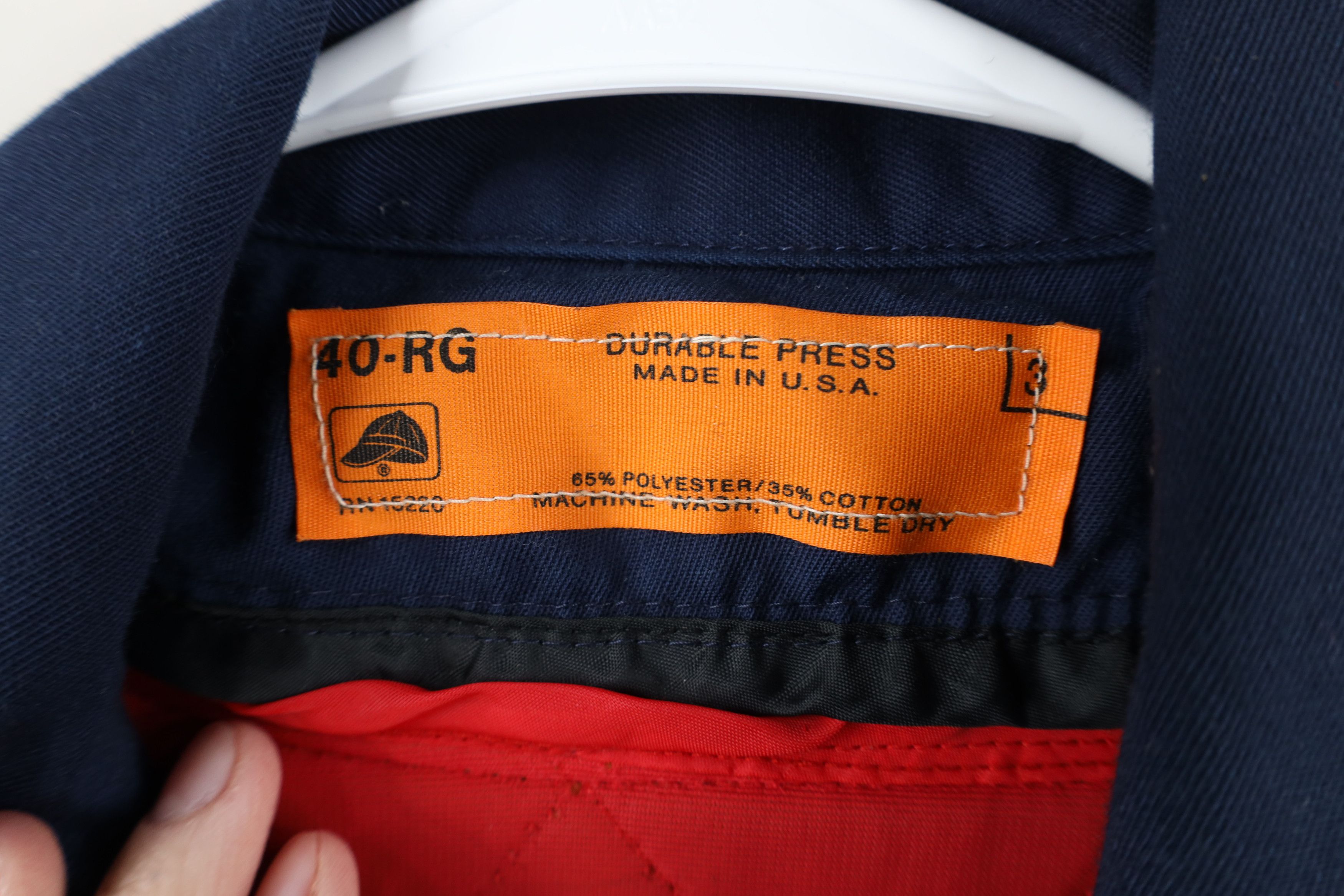 Vintage Vintage 60s 70s Workwear Mechanic Bomber Jacket Blue USA Size US XXL / EU 58 / 5 - 11 Thumbnail
