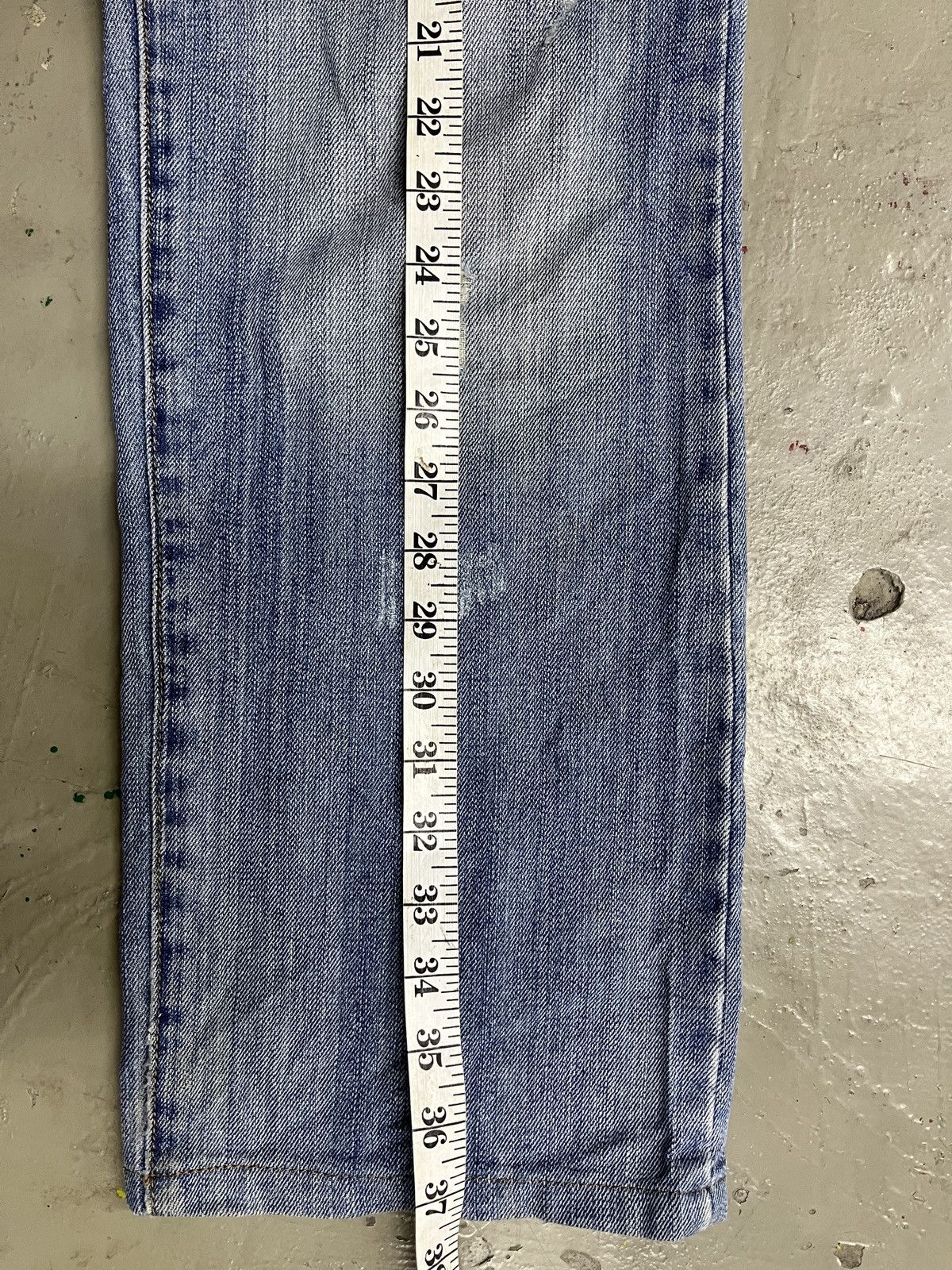 Dolce & Gabbana Vintage Dolce Gabbana Distressed DG Logo Denim Jeans Baggy Size US 32 / EU 48 - 13 Thumbnail