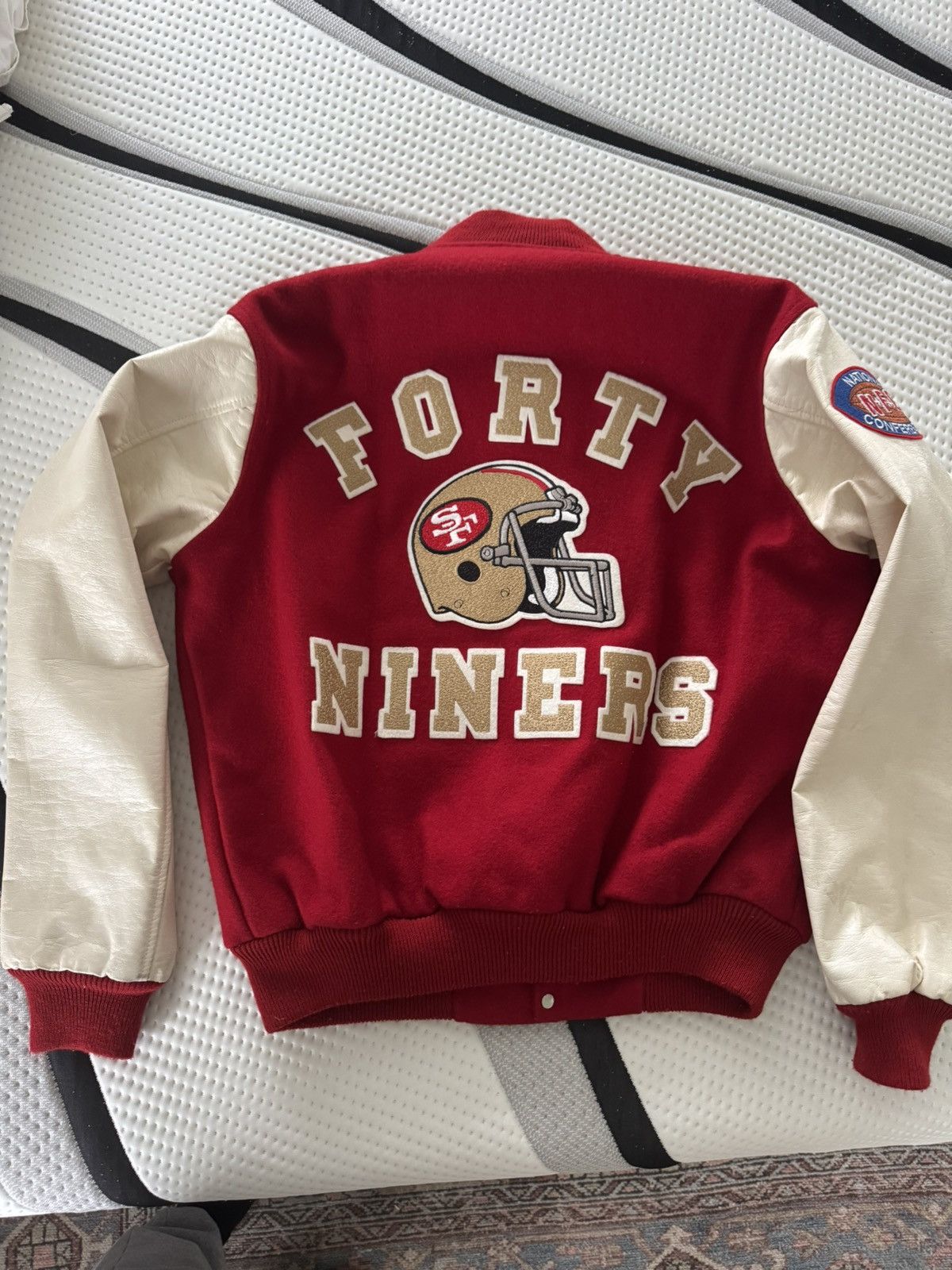 Chalk Line VINTAGE CHALK LINE 49ers LETTERMEN JACKET Size US L / EU 52-54 / 3 - 4 Thumbnail