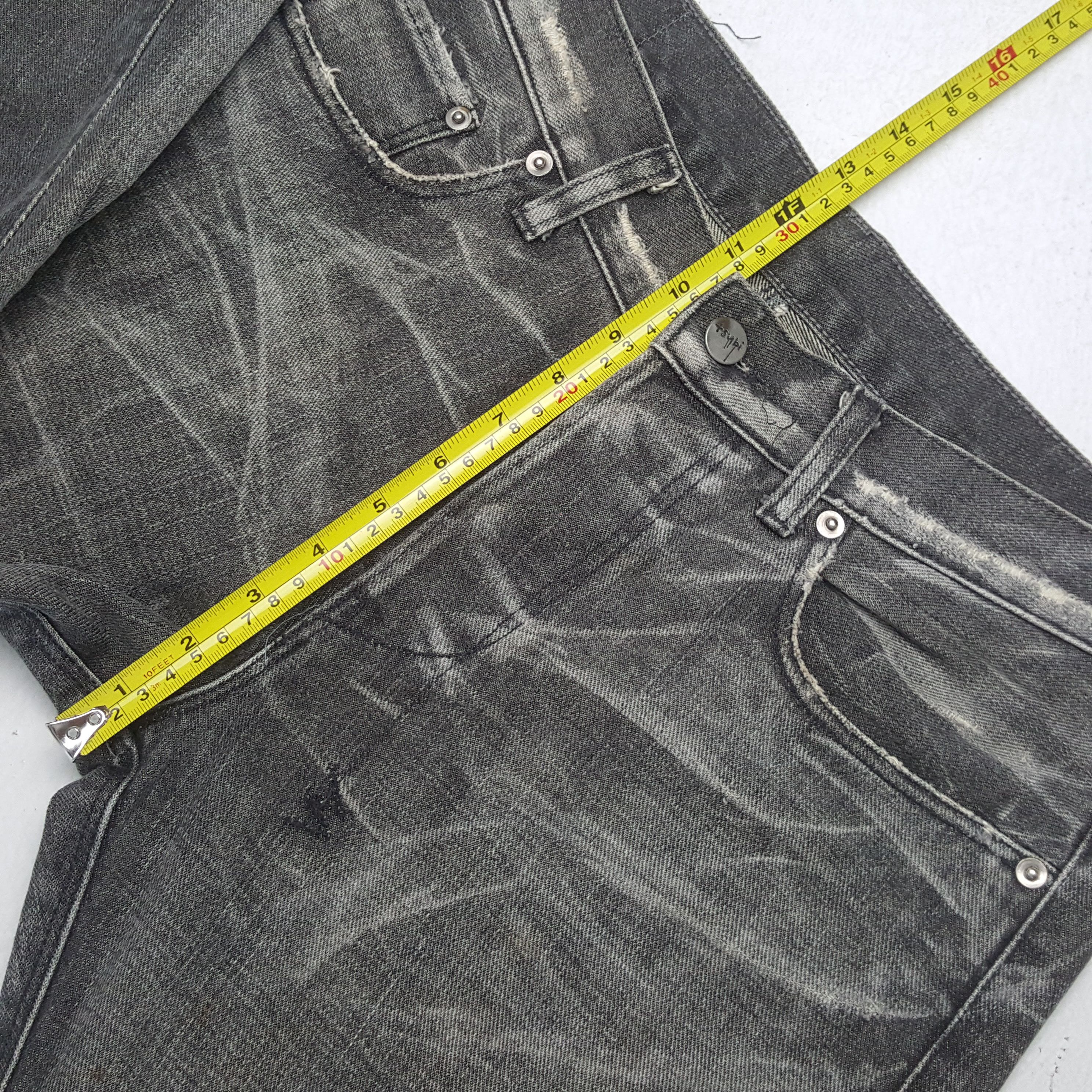 Ksubi Vintage Ksubi Fashion Designer Brand Distressed Jeans RR12 Size US 33 - 8 Thumbnail