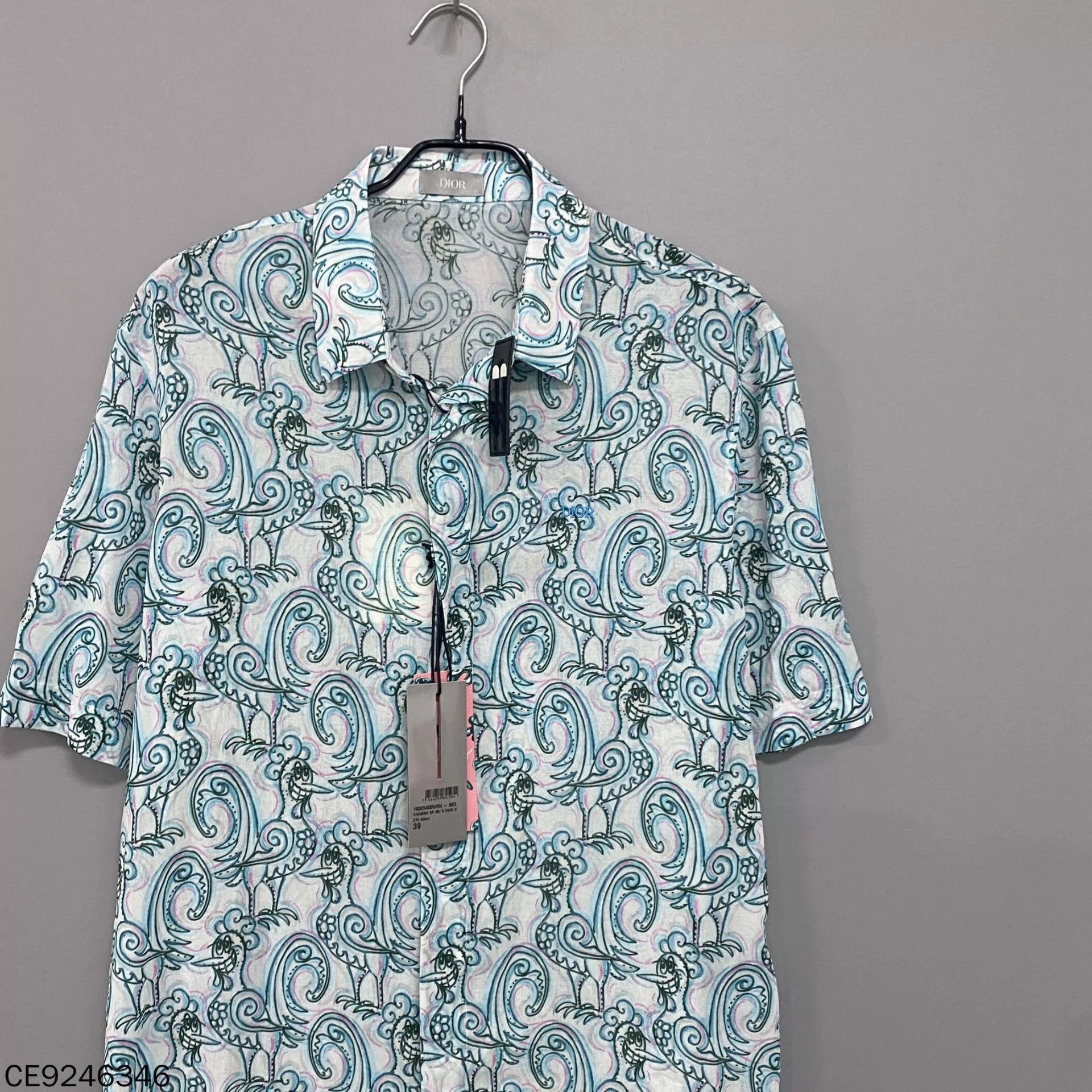 Dior Dior Doodle Island Resort Short-Sleeve Shirt 39 Size US M / EU 48-50 / 2 - 2 Thumbnail