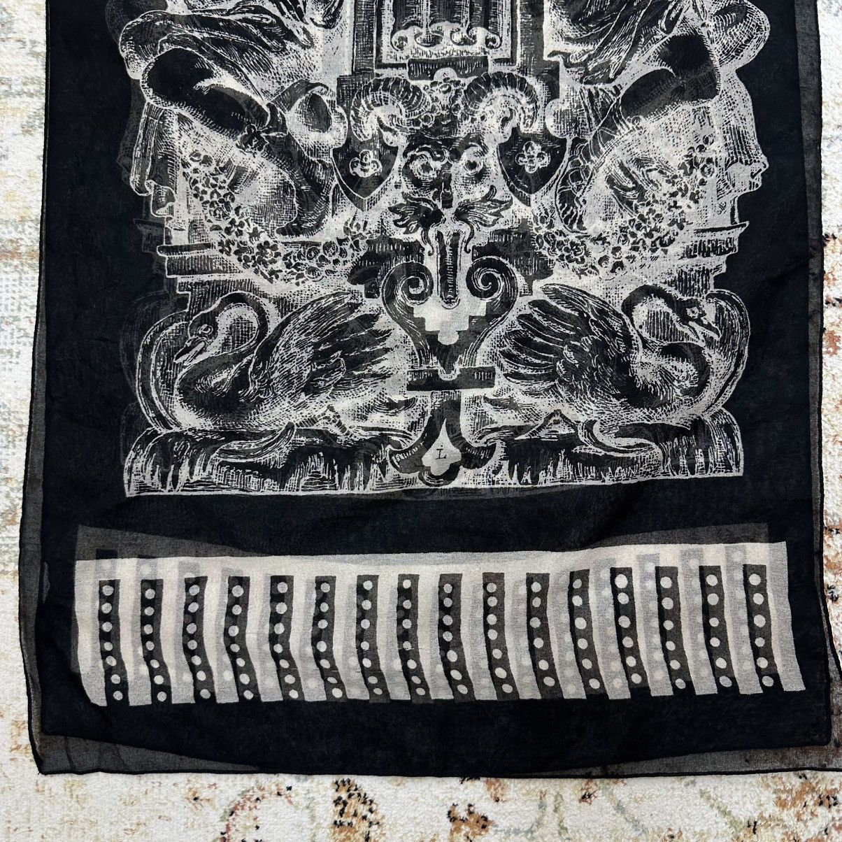Vintage Vintage Handkerchief Silk Band Old Money Italy Size ONE SIZE - 3 Thumbnail