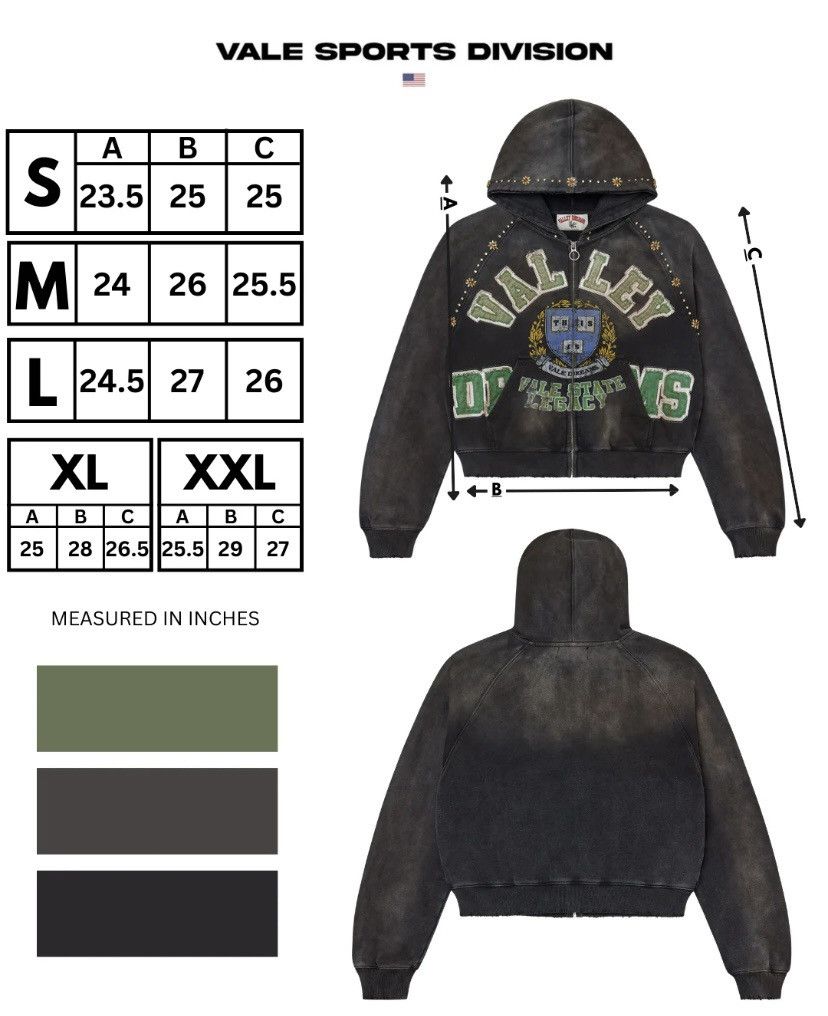 Vale 💀Vale Black Gem Zip Up💀 Size US XXL / EU 58 / 5 - 5 Thumbnail