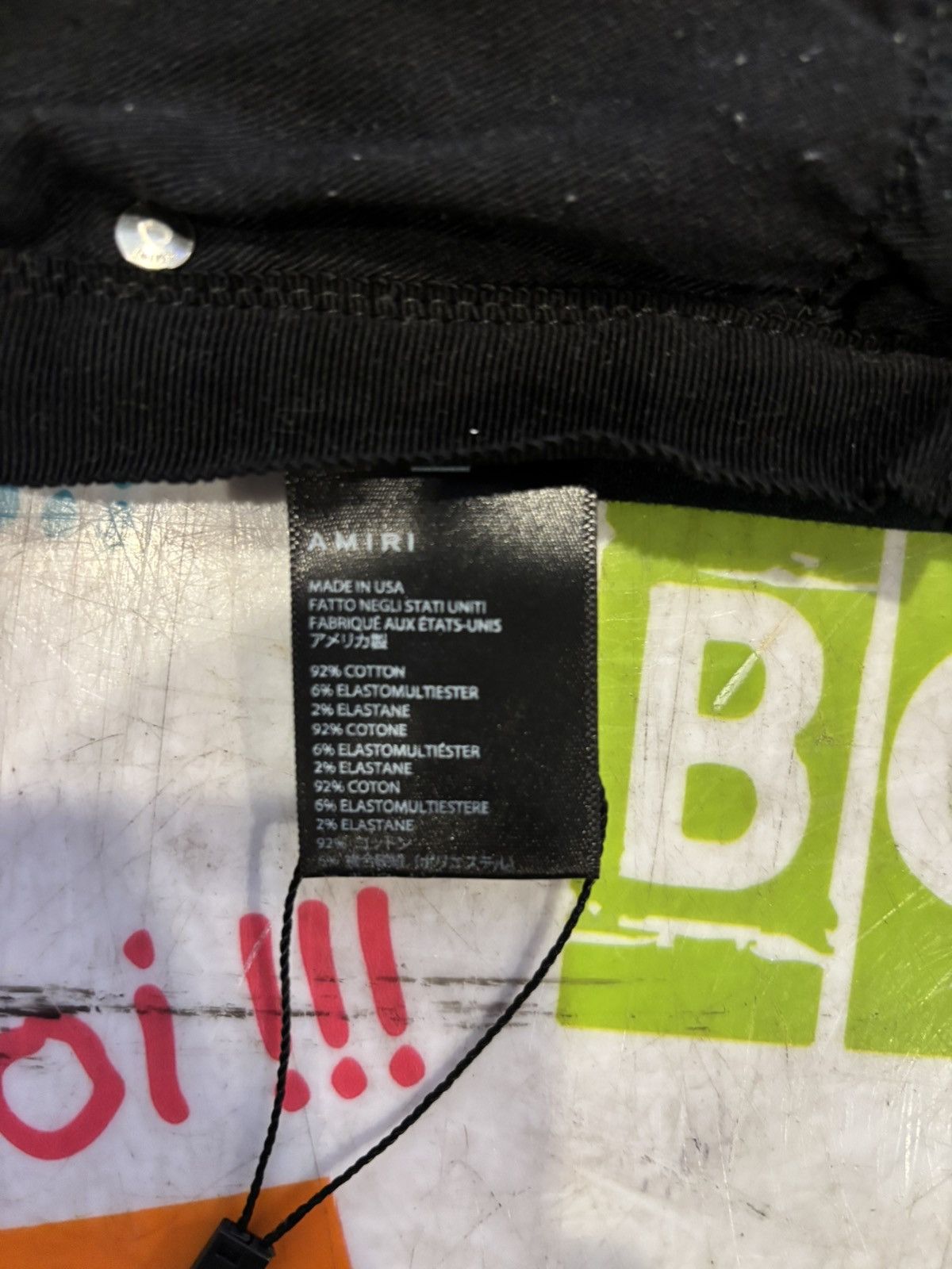 Amiri Amiri MX1 Iridescent Aged Black Denim Size US 38 / EU 54 - 9 Thumbnail