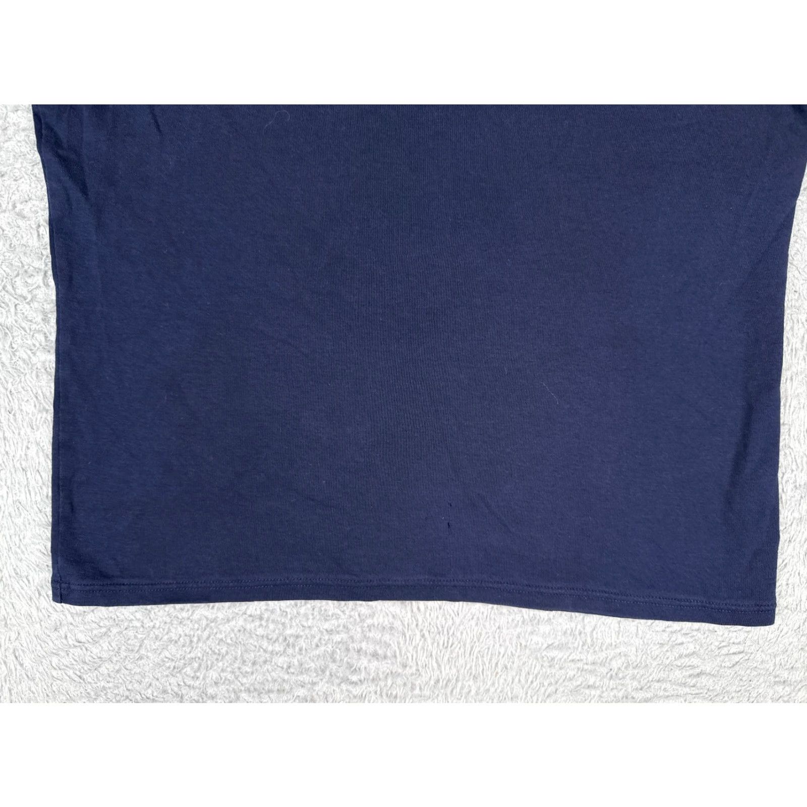Ralph Lauren VINTAGE Lauren Ralph Lauren Shirt Women XL Blue Cotton Logo Crew Neck Short Sleeve Sports Womens Size XL / US 12-14 / IT 48-50 - 5 Thumbnail