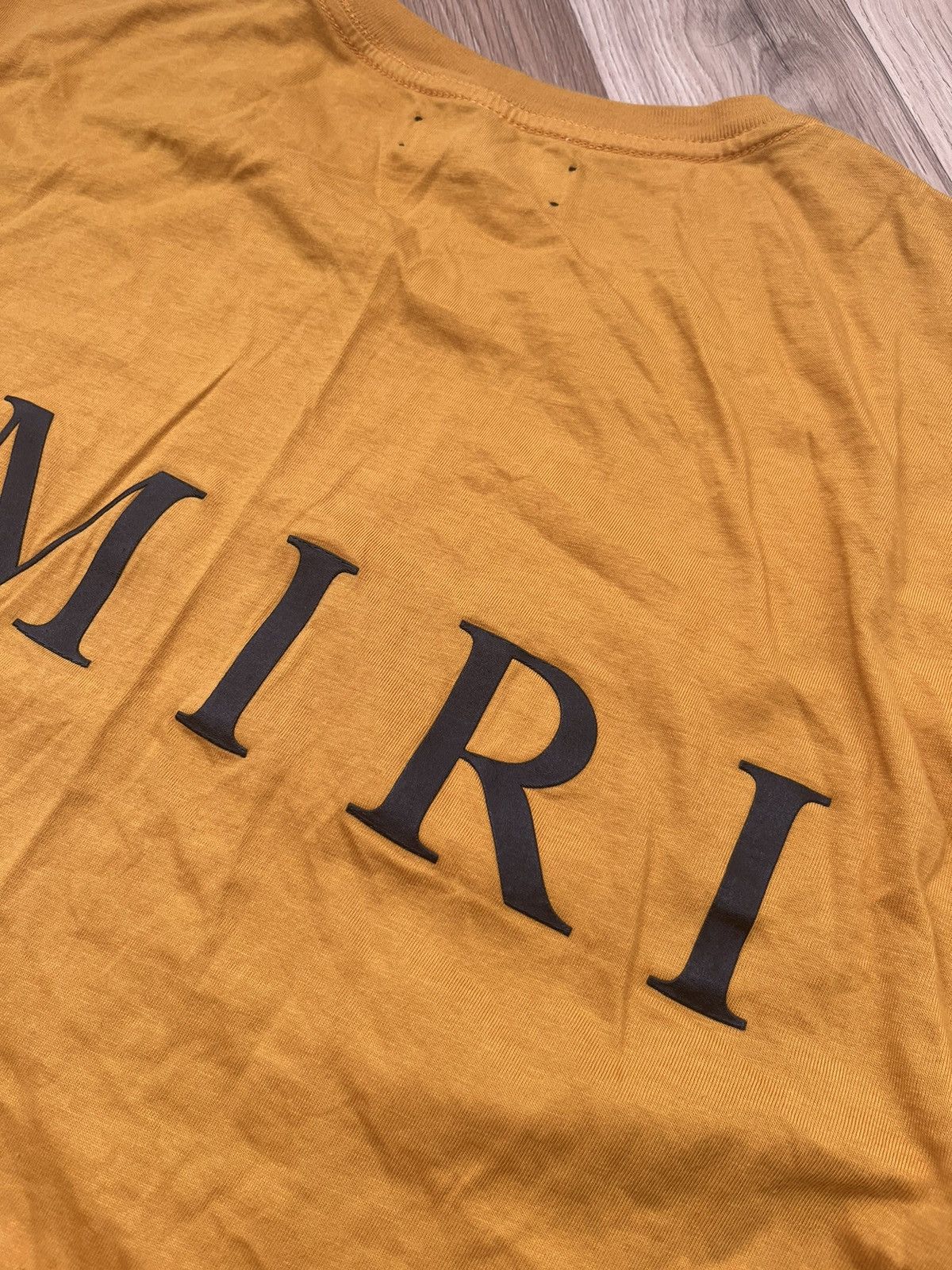 Amiri Y2K AMIRI T SHIRT DOUBLE LOGO DRILL Size US XL / EU 56 / 4 - 10 Thumbnail