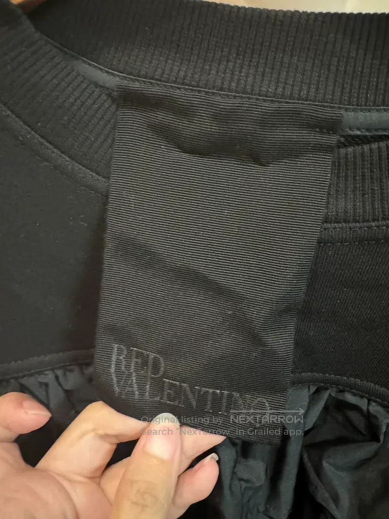 Valentino Valentino Black fungus edge sweatshirt Size XS / US 0-2 / IT 36-38 - 2 Thumbnail